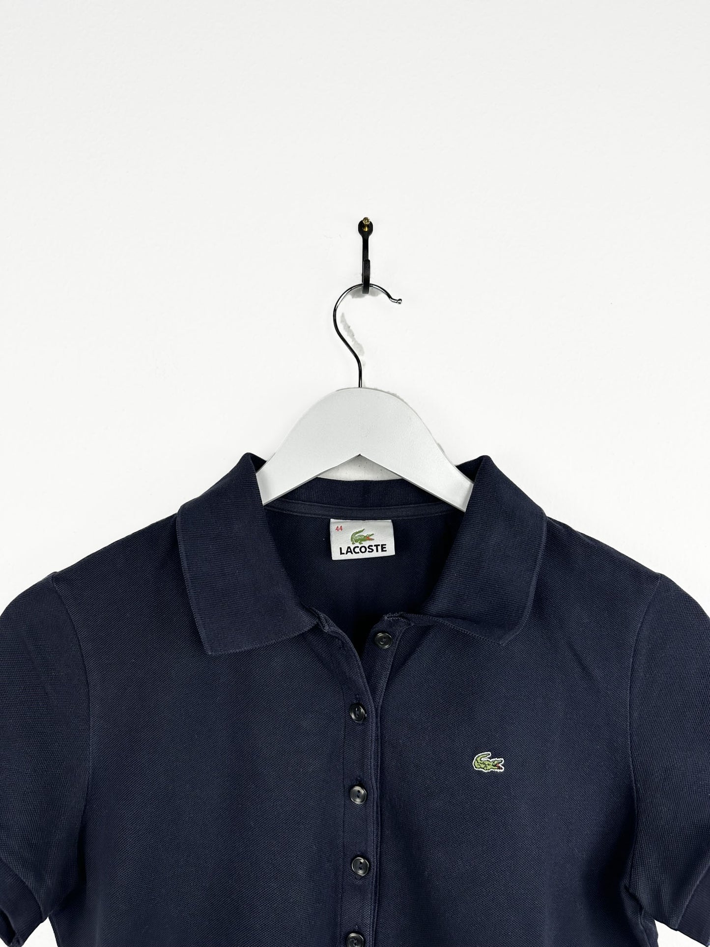 Polo Lacoste blu donna (25p139) - S