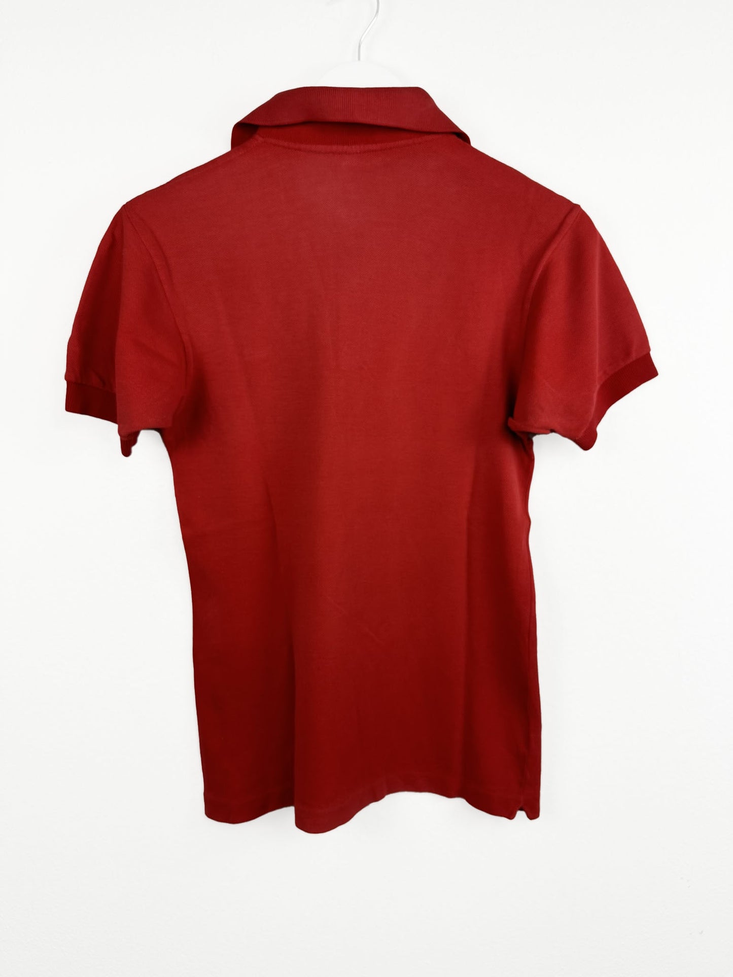 Polo Lacoste rossa slim (25p148) - S
