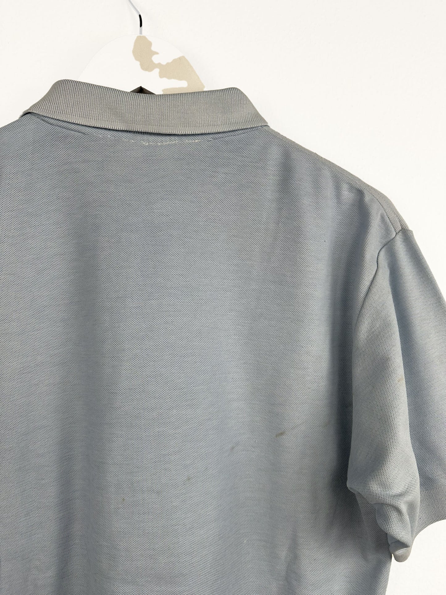 Polo Lacoste azzurra 80s (25p153) - L