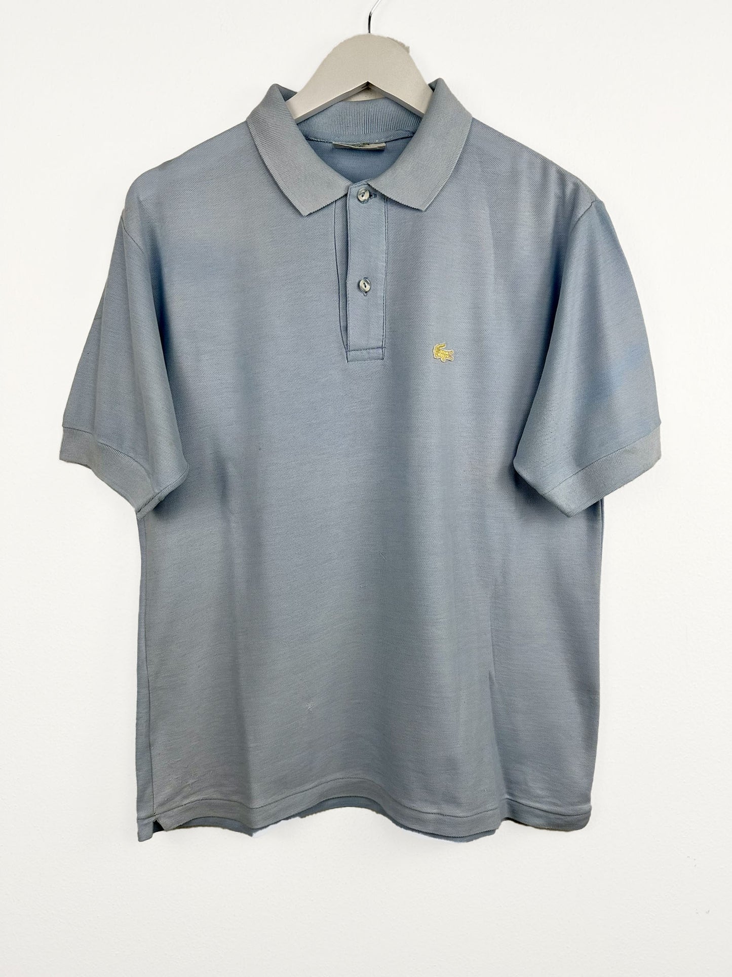 Polo Lacoste azzurra 80s (25p153) - L