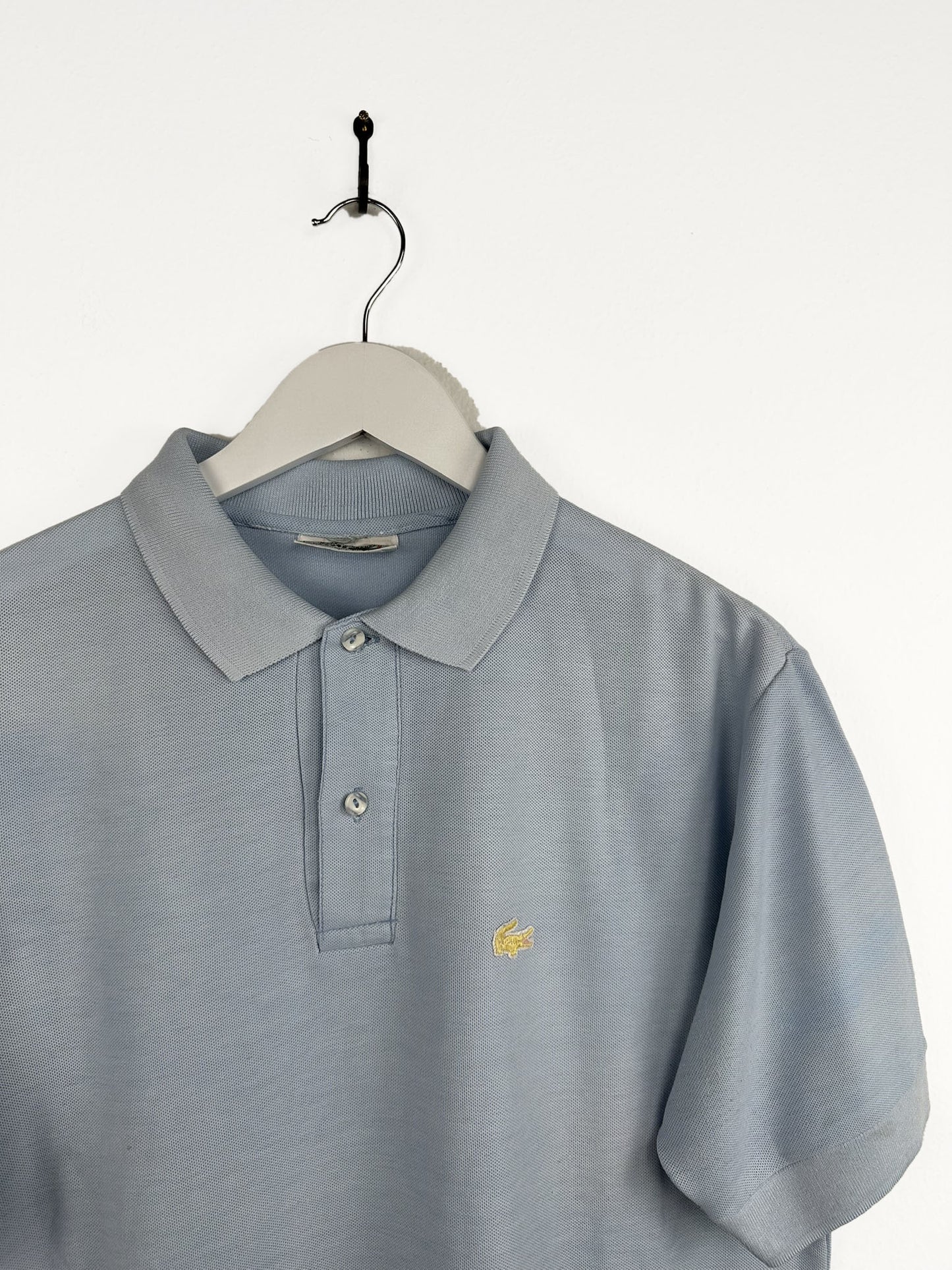 Polo Lacoste azzurra 80s (25p153) - L