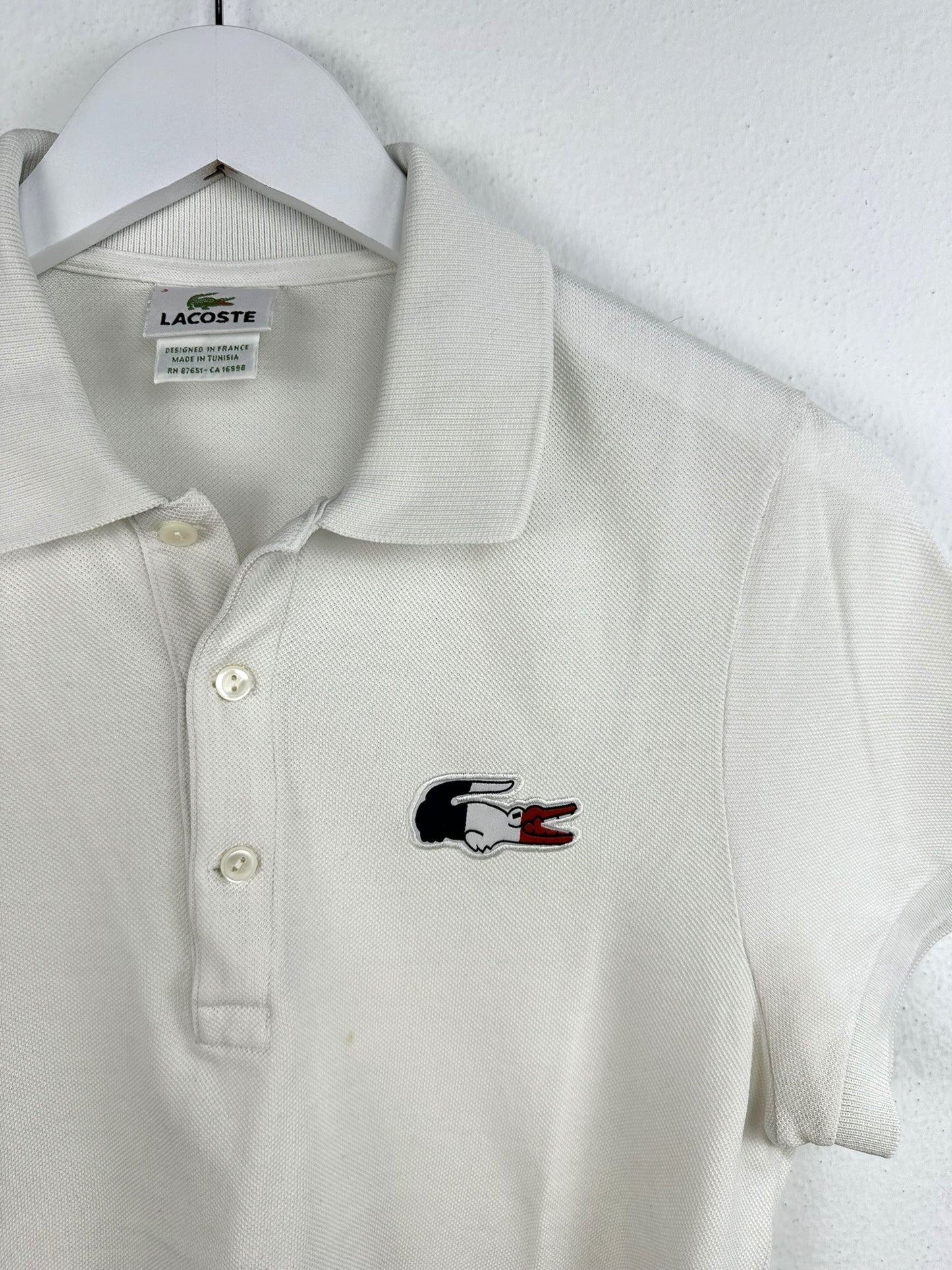 Polo Lacoste bianca donna (25p158) - M