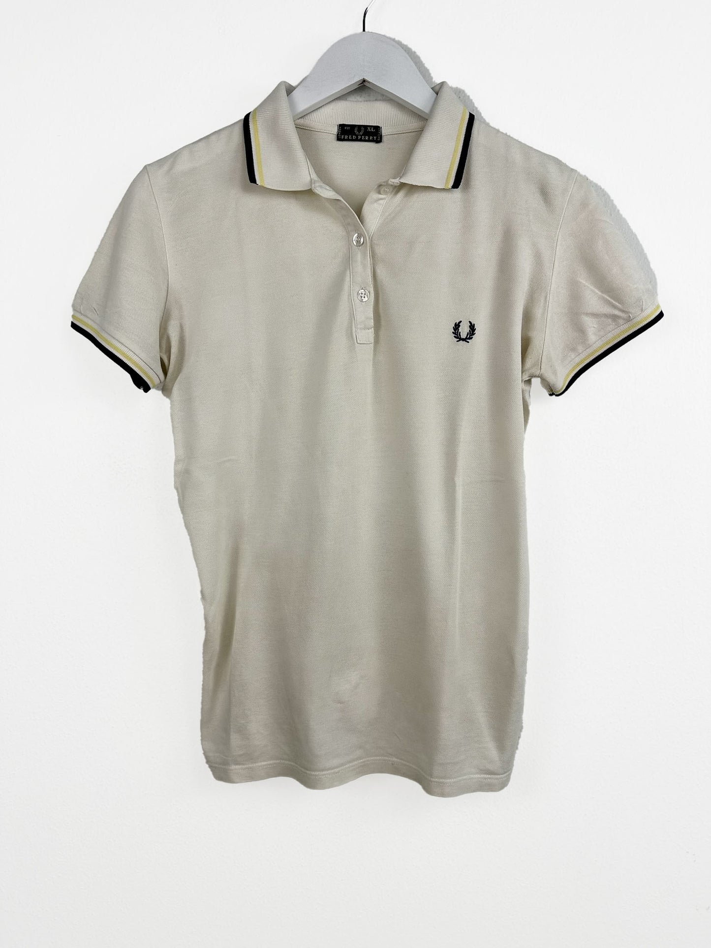 Polo Fred Perry bianca donna (25p167) - M