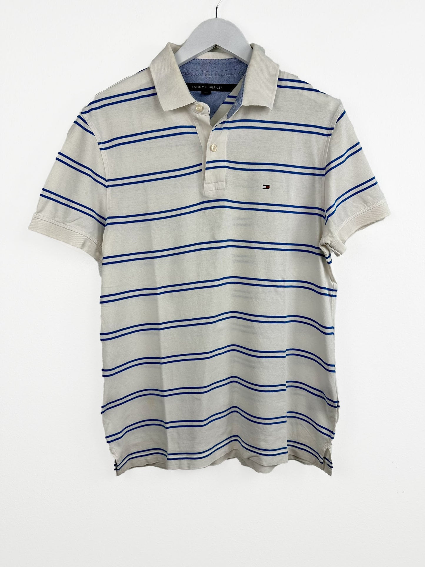 Polo Tommy Hilfiger bianca blu (25p169) - M