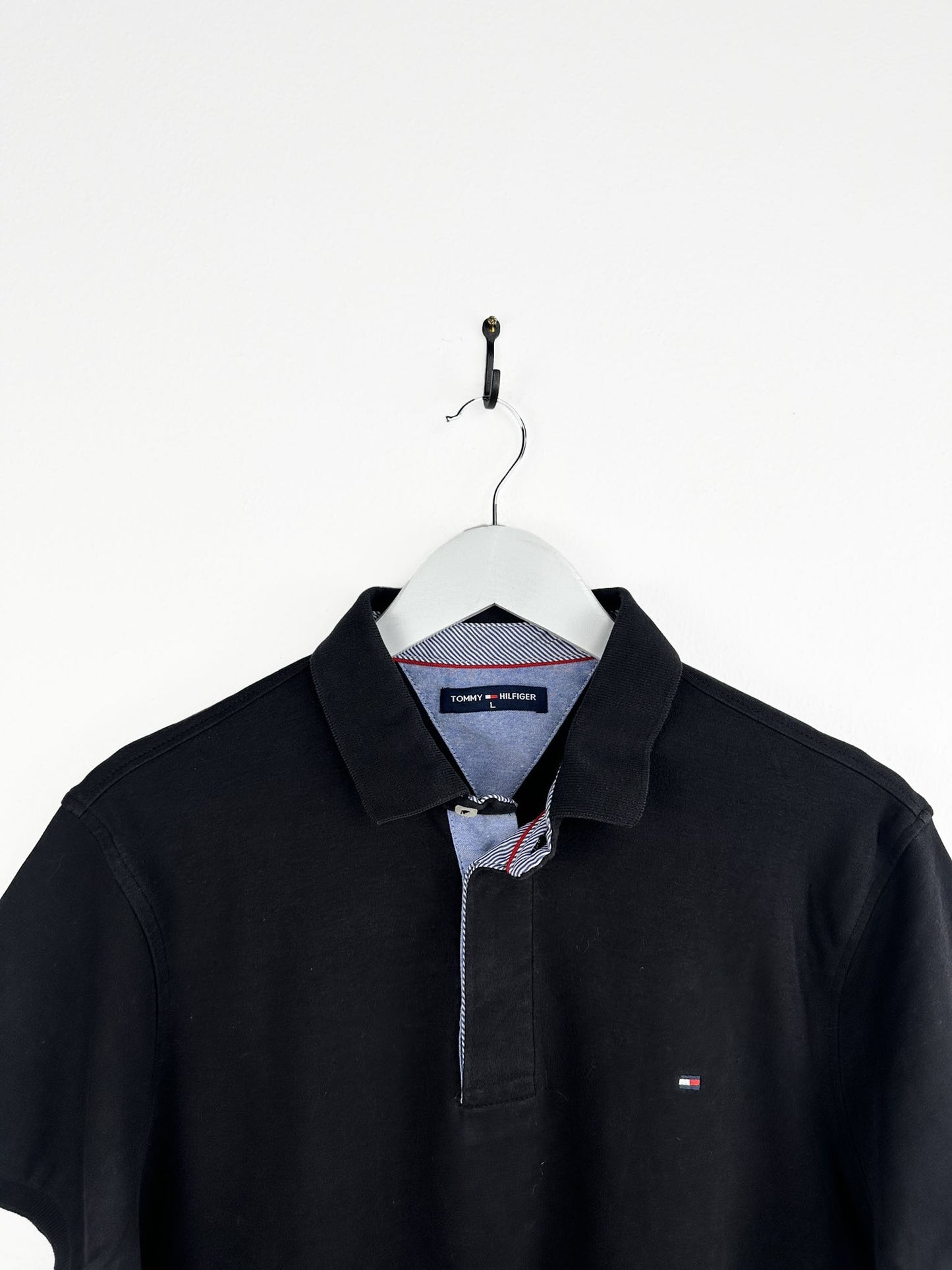 Polo Tommy Hilfiger nera 90s (25p174) - L