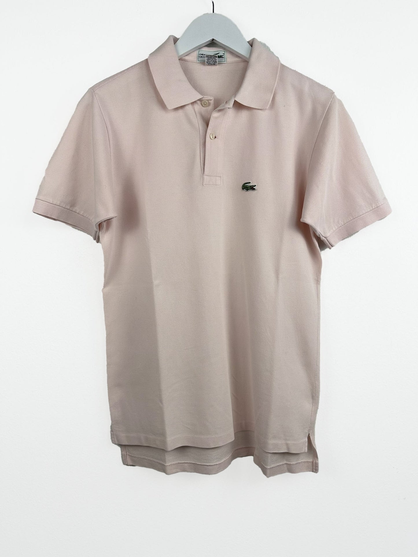 Polo Lacoste rosa 80s (25p181) - S