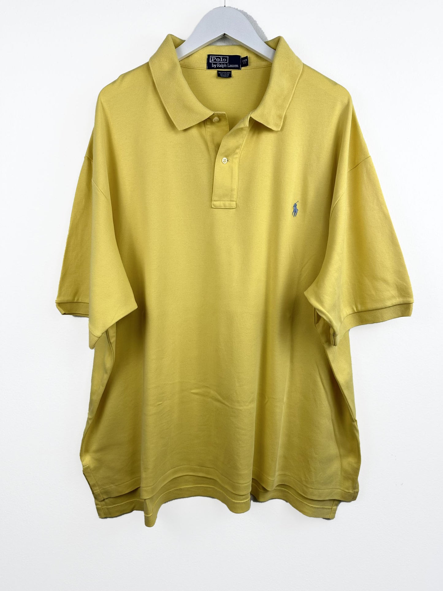 Polo Ralph Lauren gialla over (25p182) - 5XL