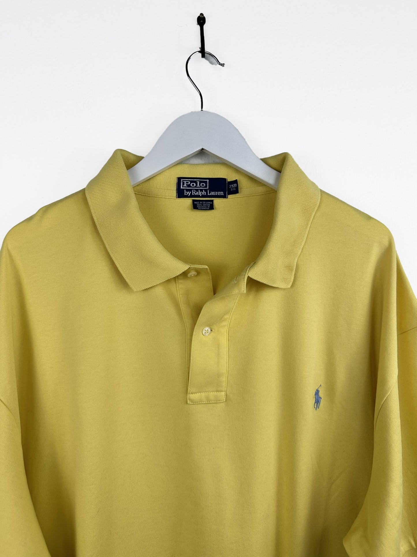 Polo Ralph Lauren gialla over (25p182) - 5XL