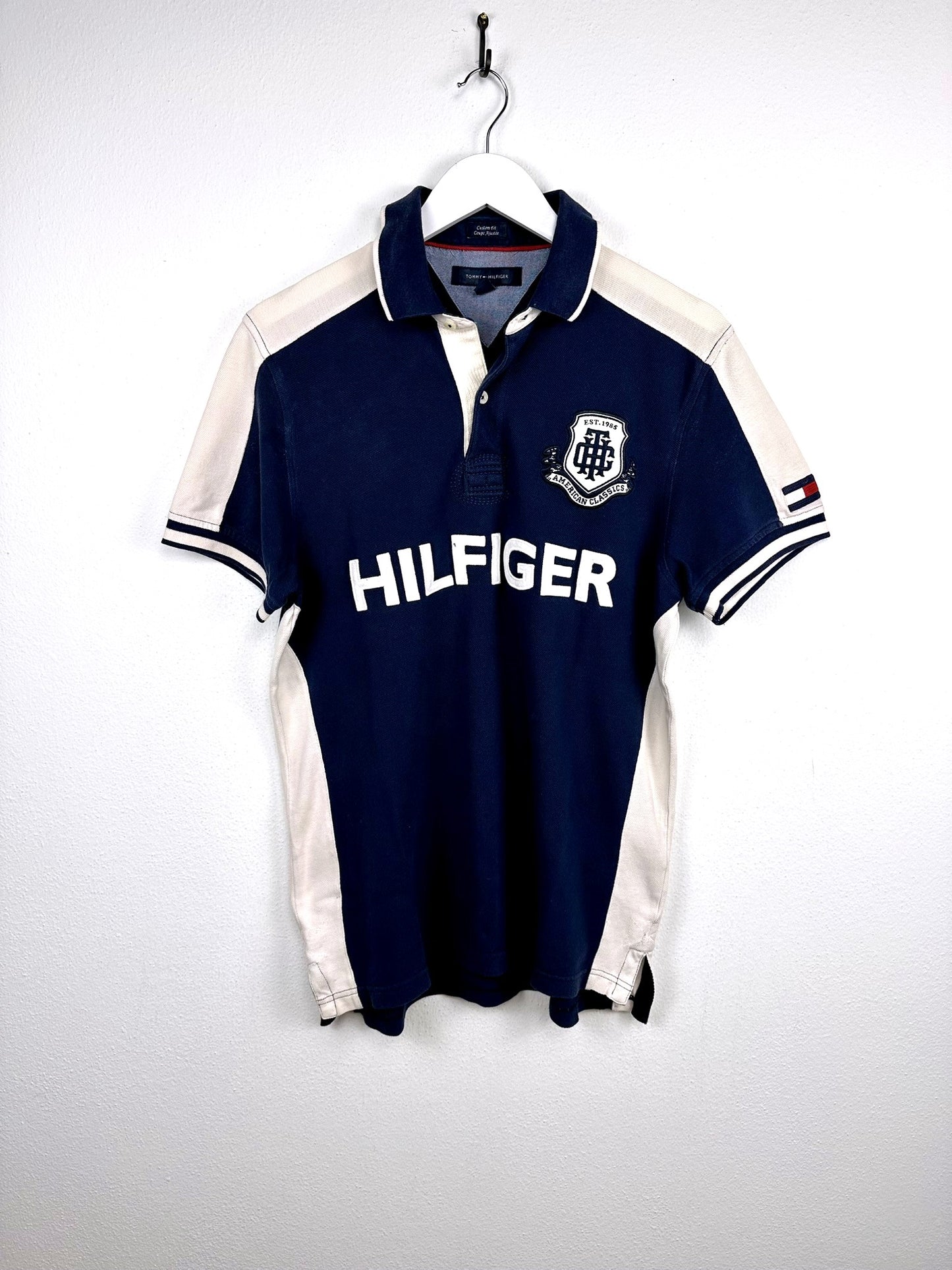 Polo Tommy Hilfiger blu logo (25p41) - M