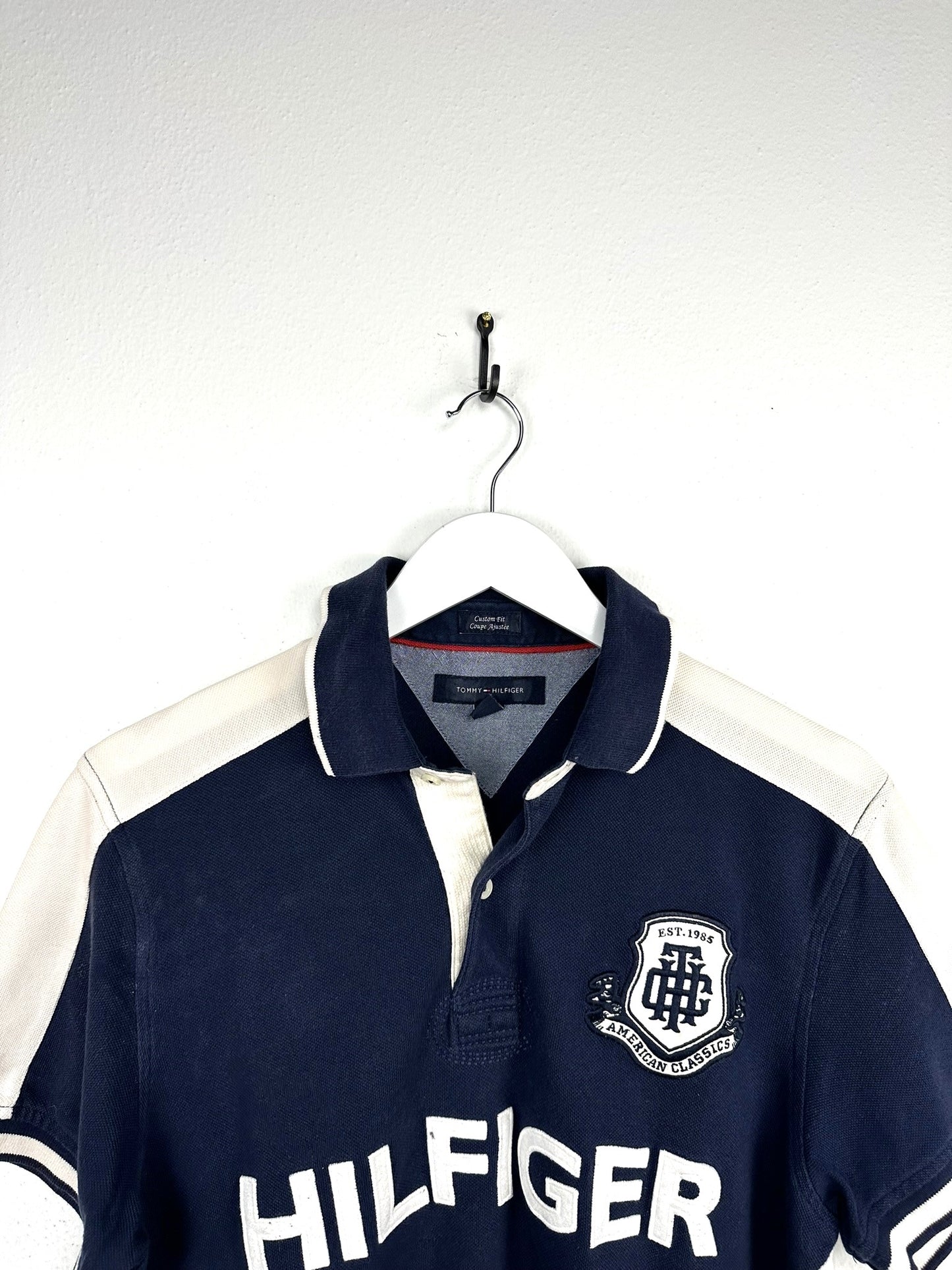 Polo Tommy Hilfiger blu logo (25p41) - M