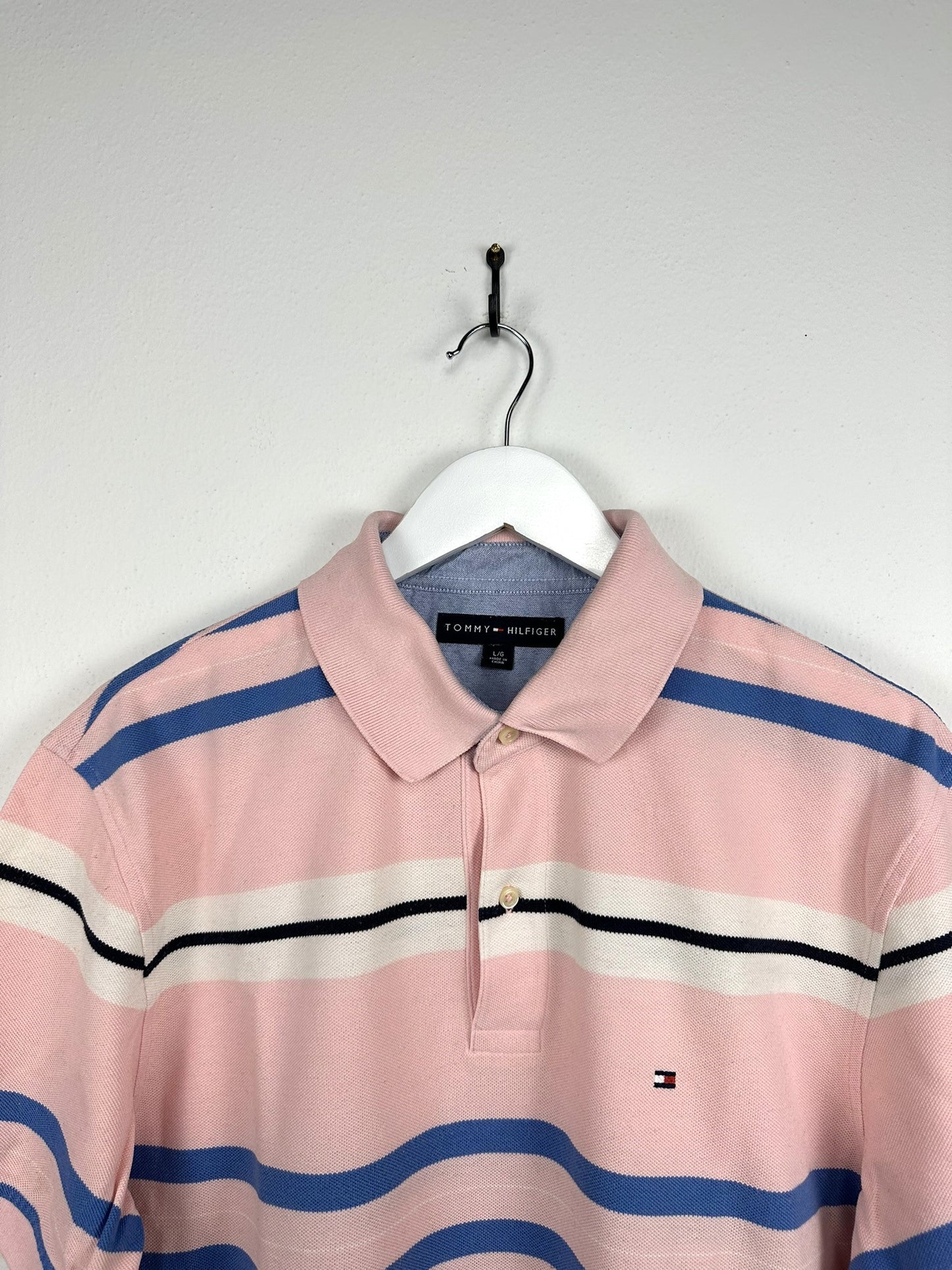 Polo Tommy Hilfiger rosa (25p44) - L