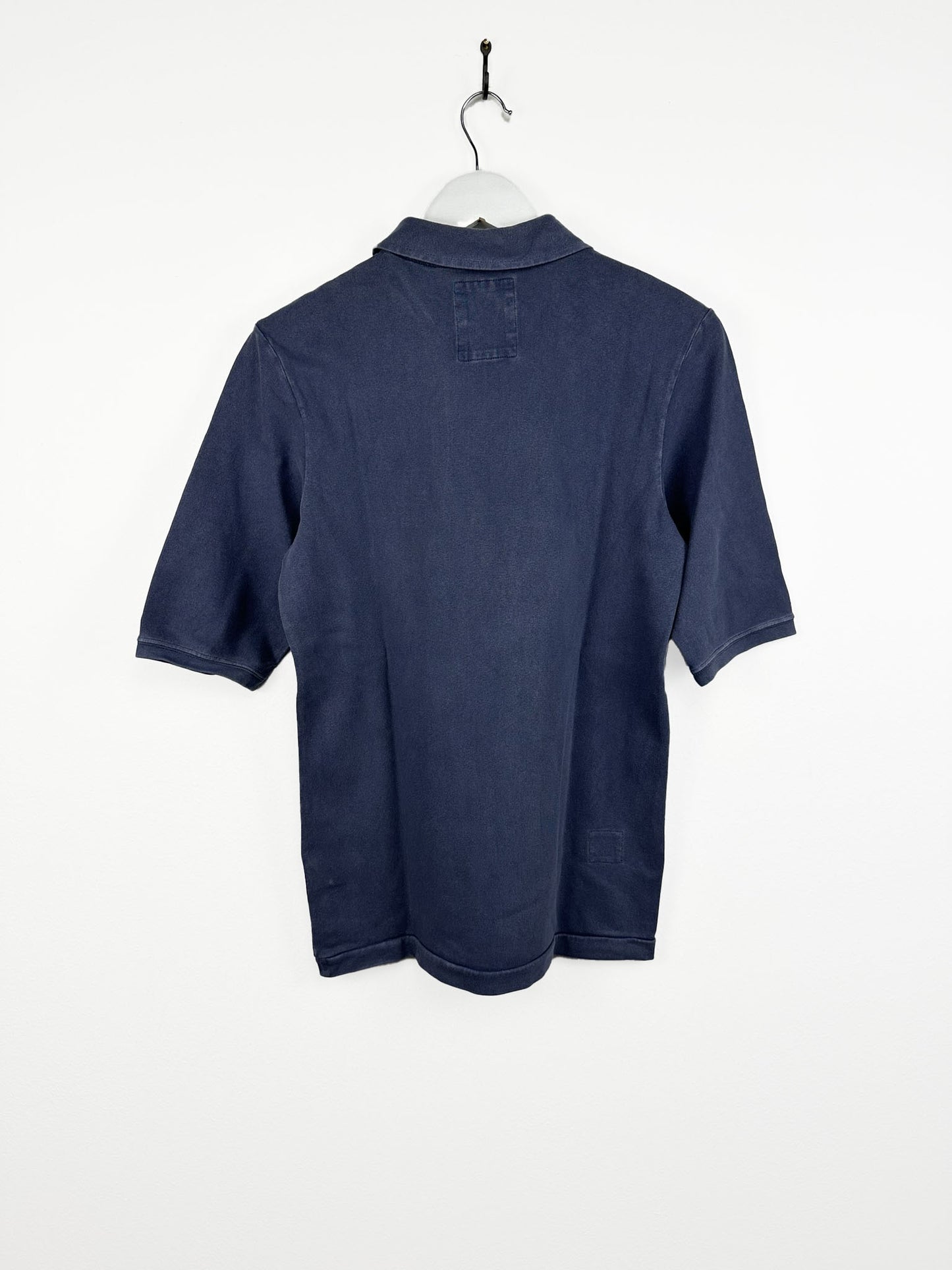 Polo blu washed vintage (25p48) - M