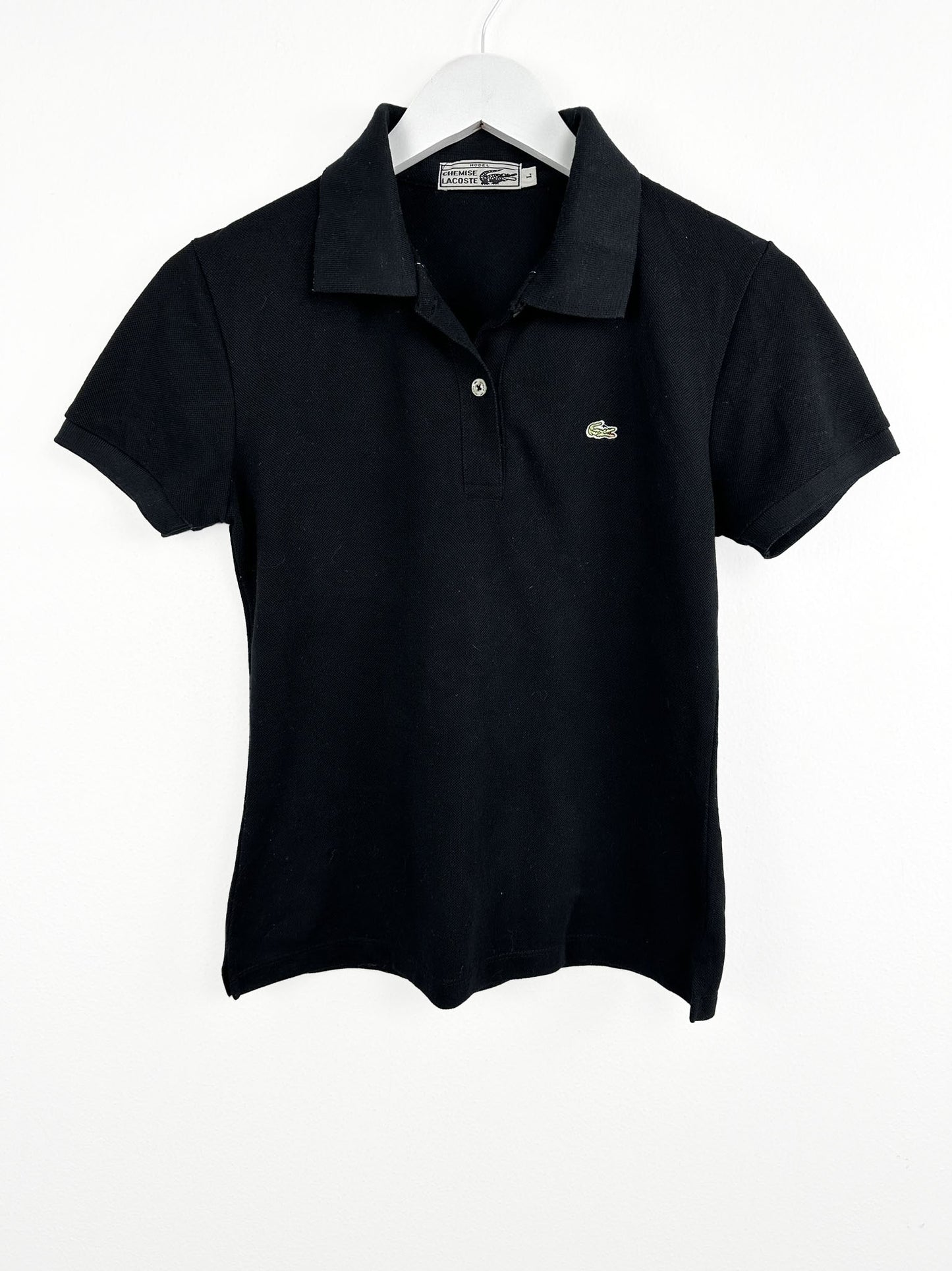 Polo Lacoste nera donna (25p56) - S/M