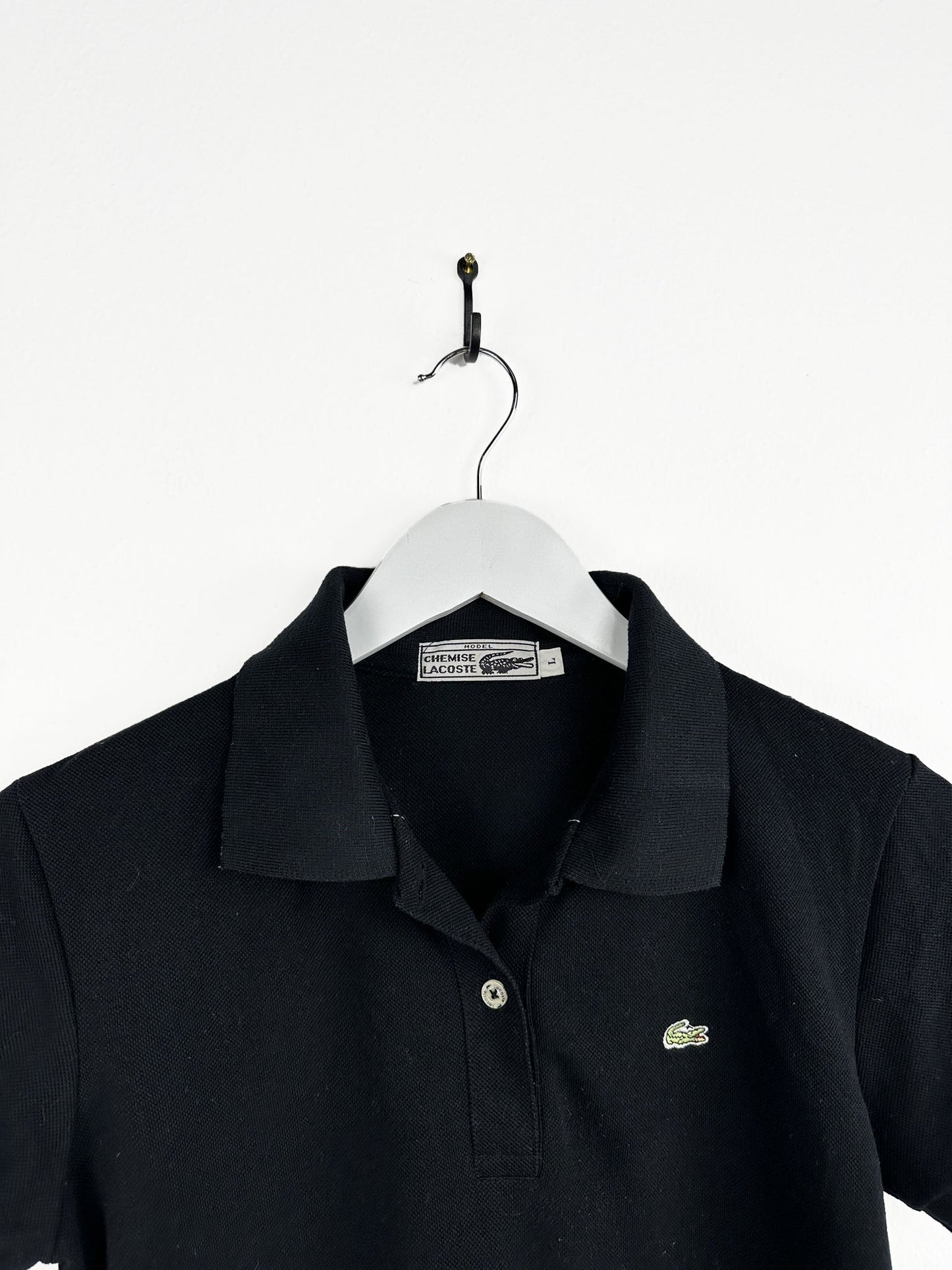 Polo Lacoste nera donna (25p56) - S/M