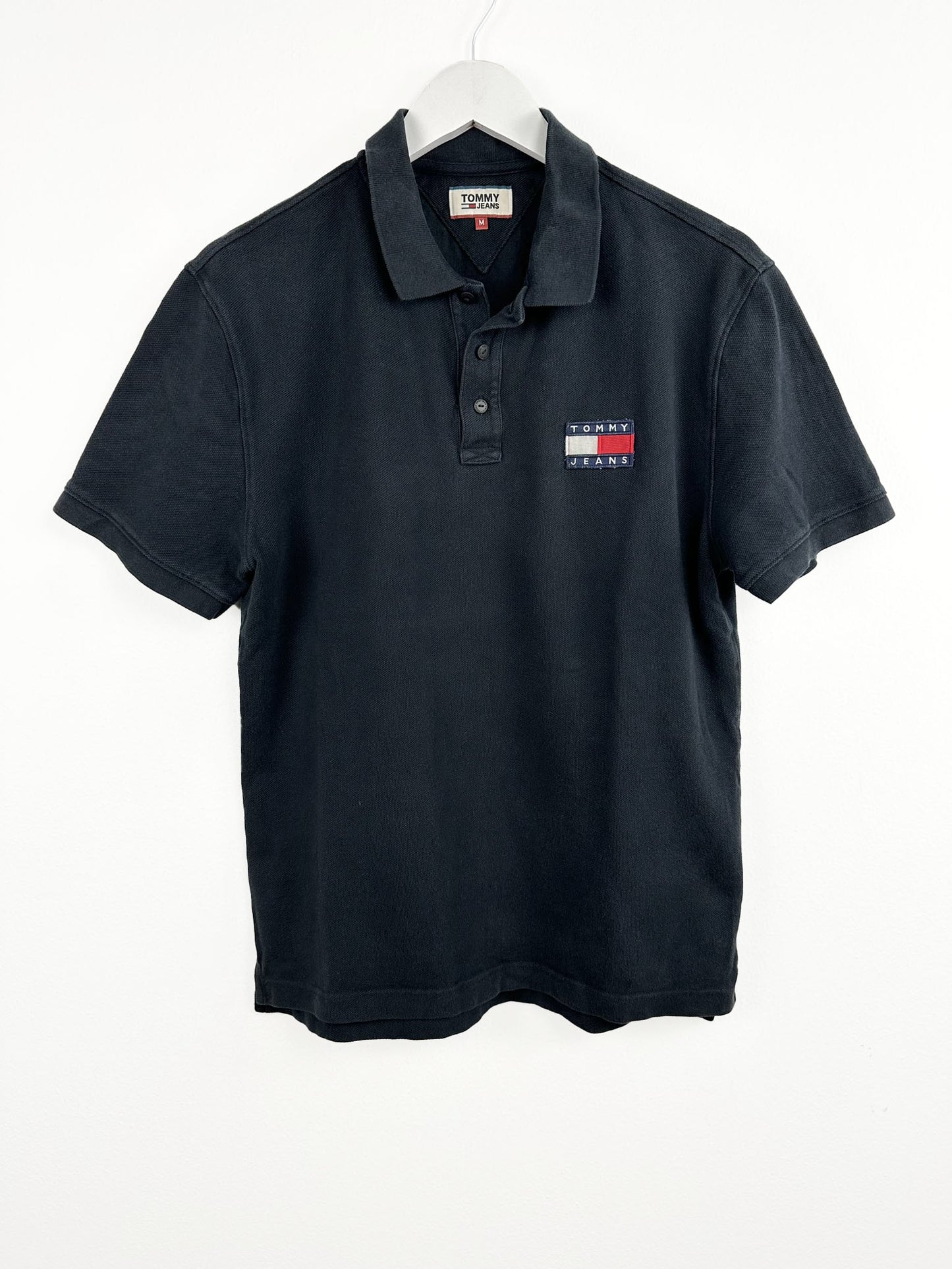 Polo Tommy Hilfiger nera 90s (25p59) - M
