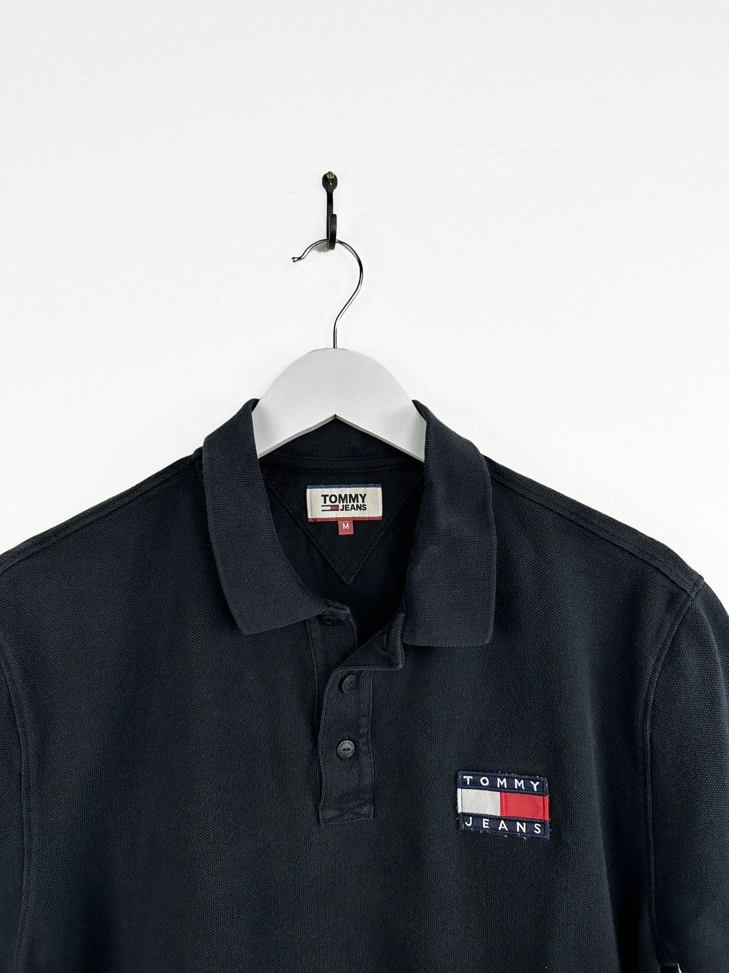 Polo Tommy Hilfiger nera 90s (25p59) - M