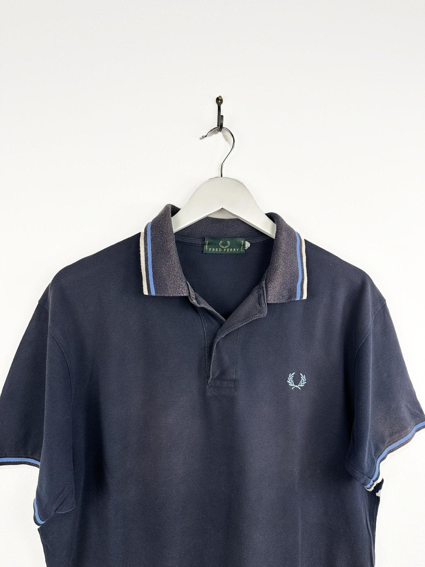 Polo Fred Perry blu 90s (25p60) - M