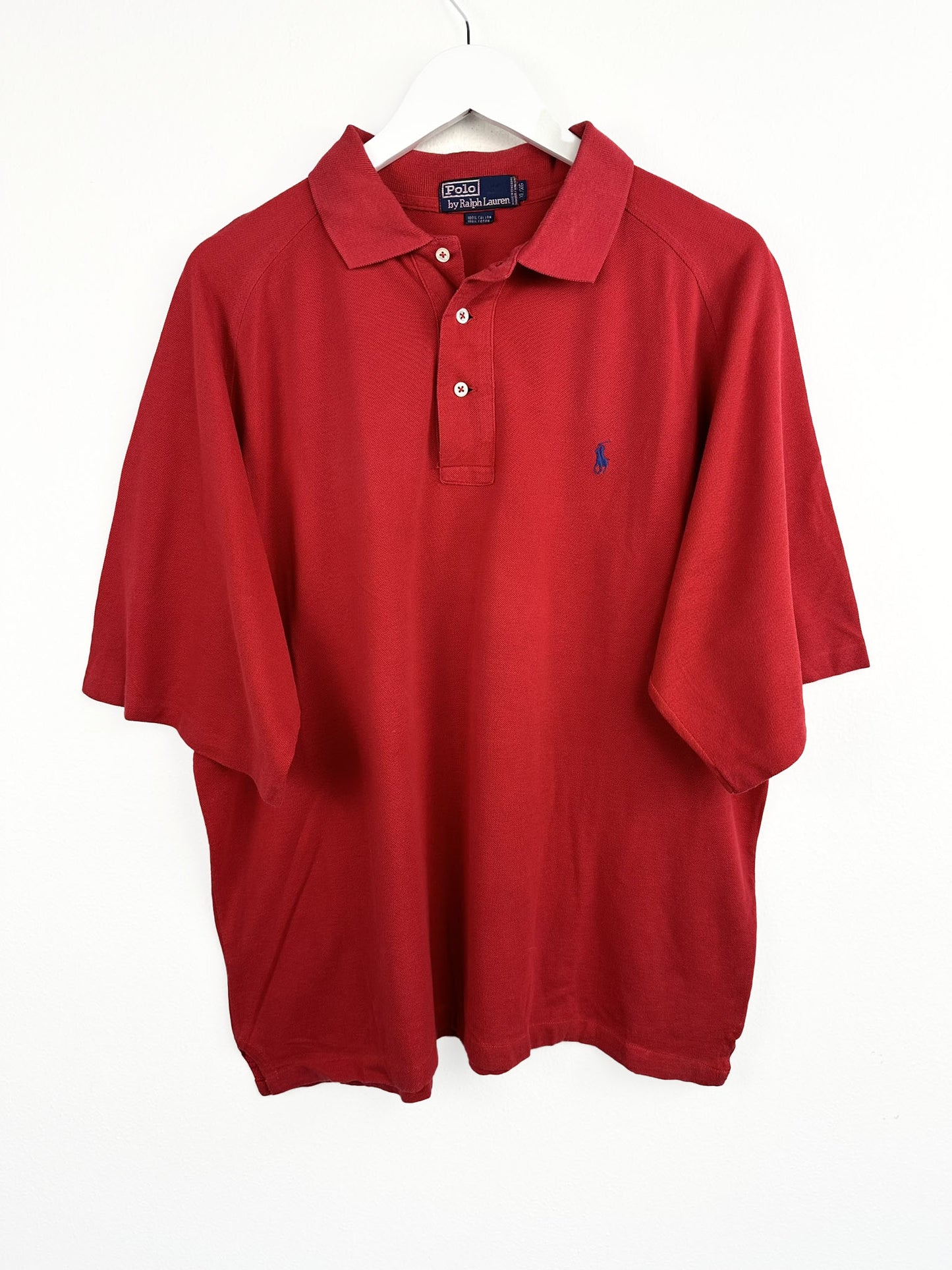 Polo Ralph Lauren rossa 90s (25p74) - XL