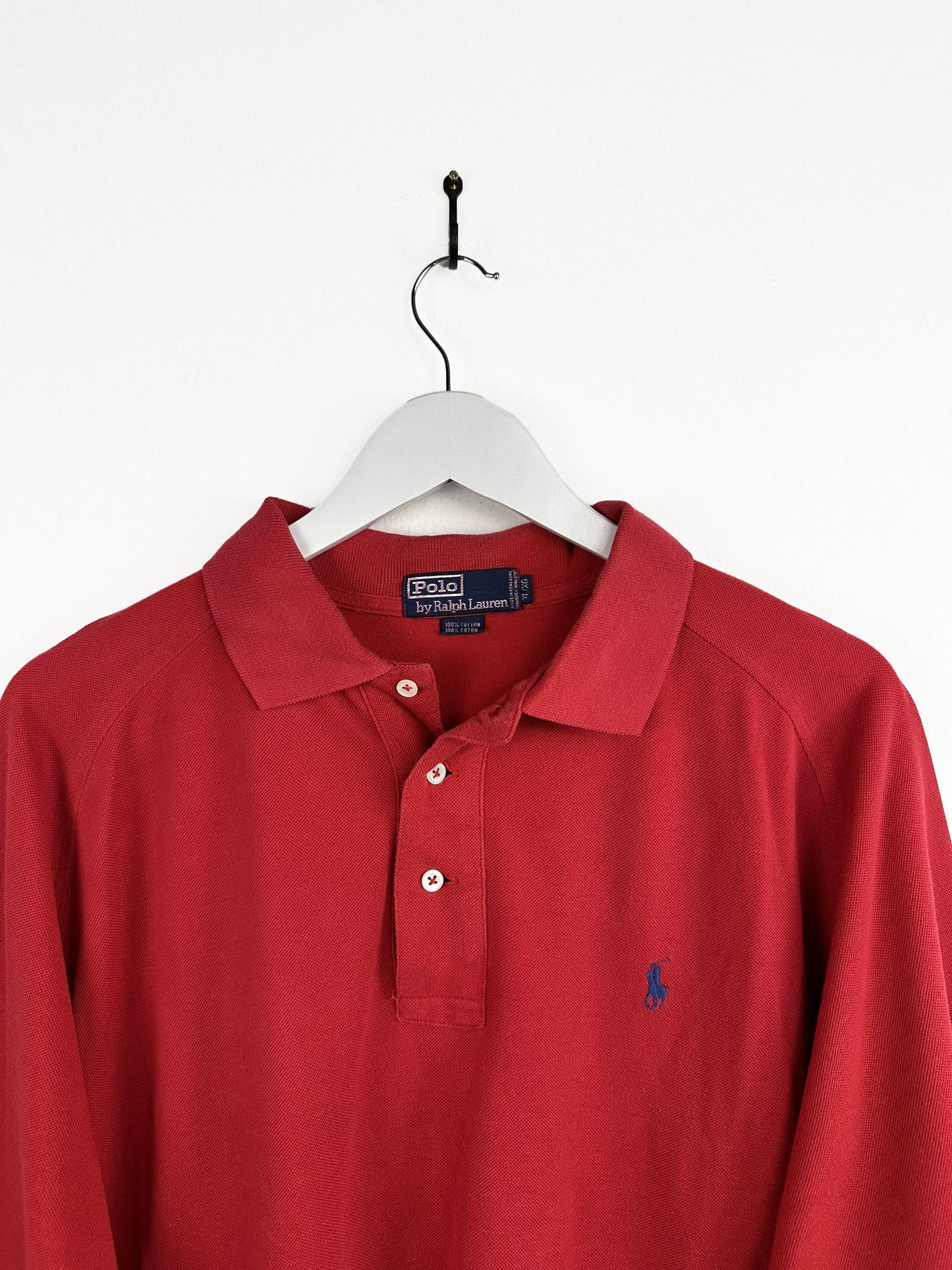 Polo Ralph Lauren rossa 90s (25p74) - XL