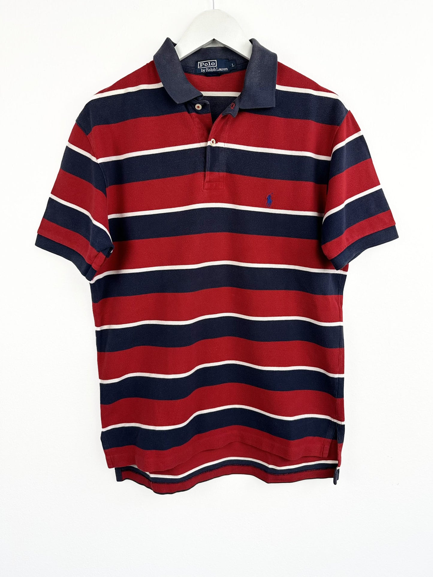 Polo Ralph Lauren rossa a righe (25p77) - L