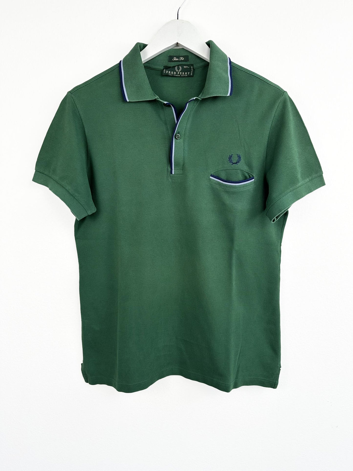 Polo Fred Perry verde 90s (25p83) - M