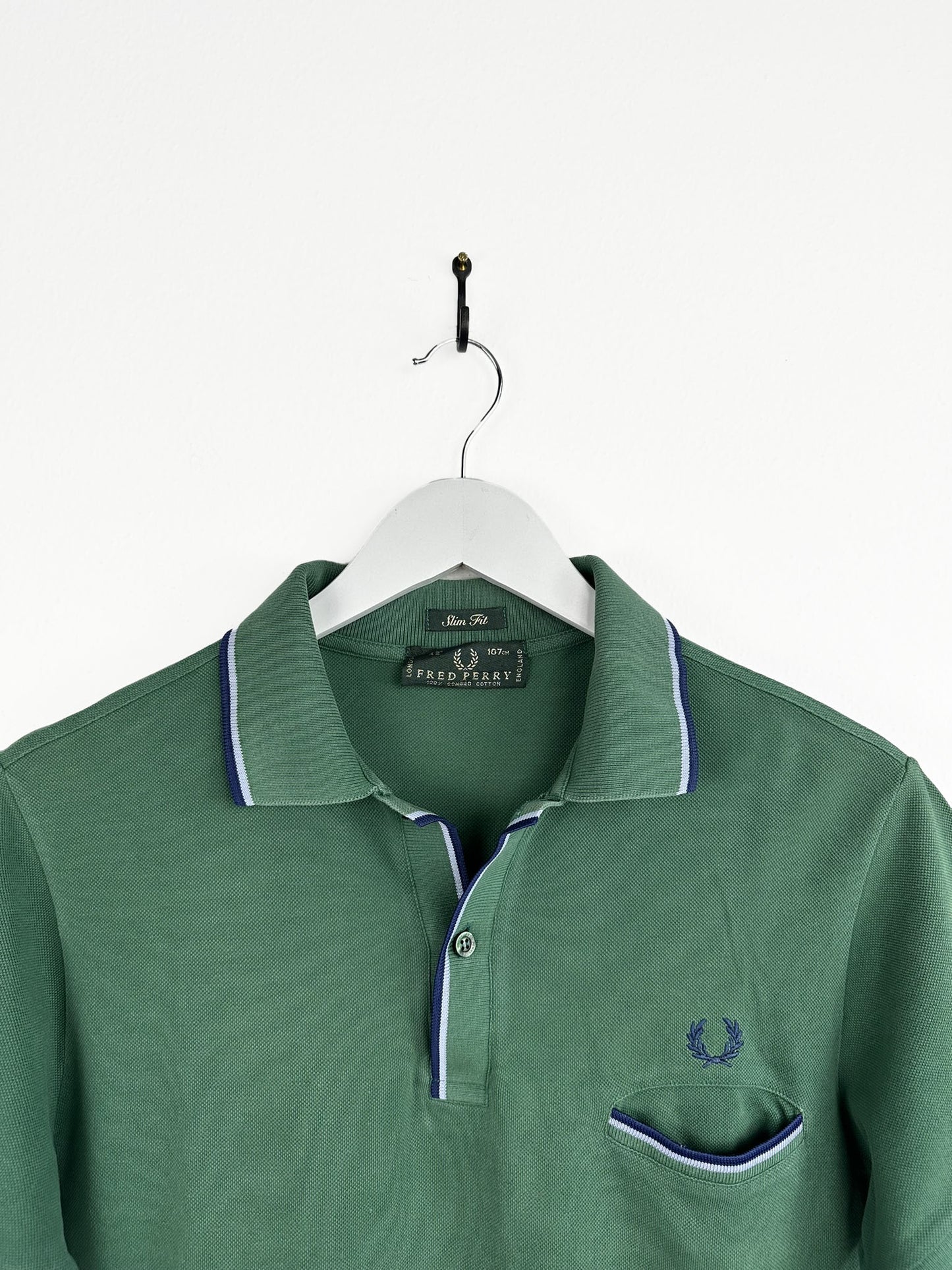Polo Fred Perry verde 90s (25p83) - M