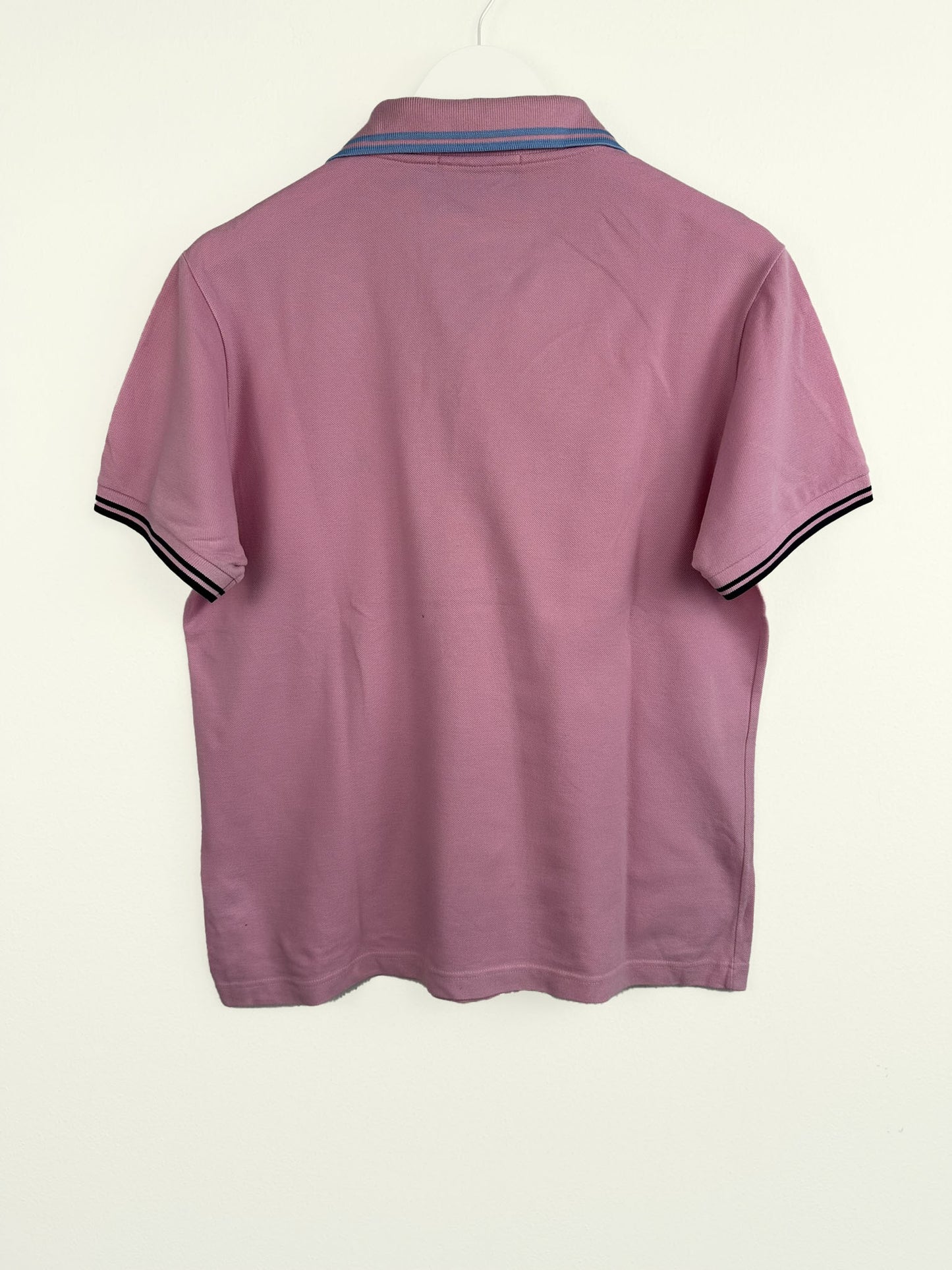 Polo Fred Perry rosa blu (25p88) - M