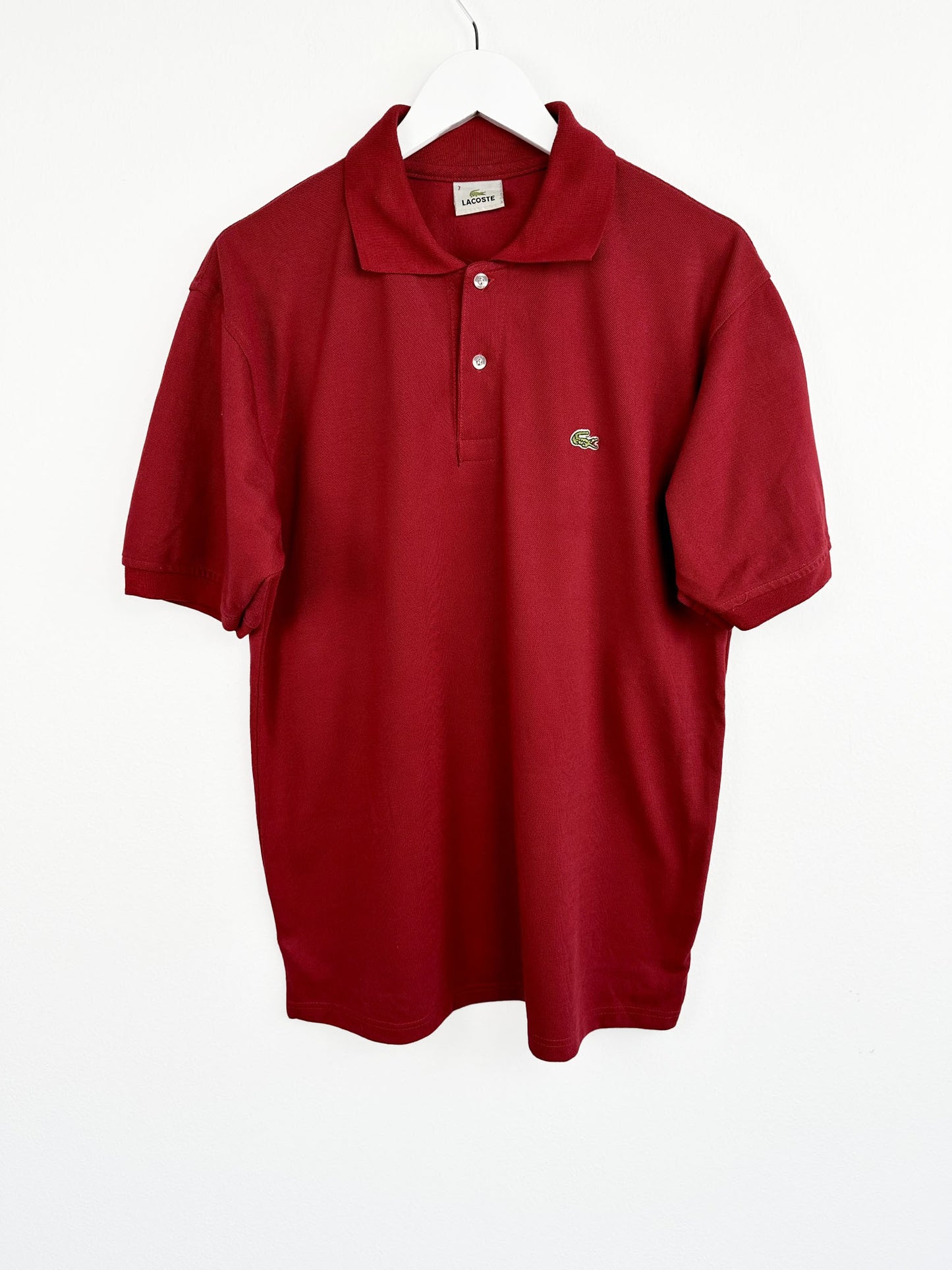 Polo Lacoste rossa 90s (25p89) - XL