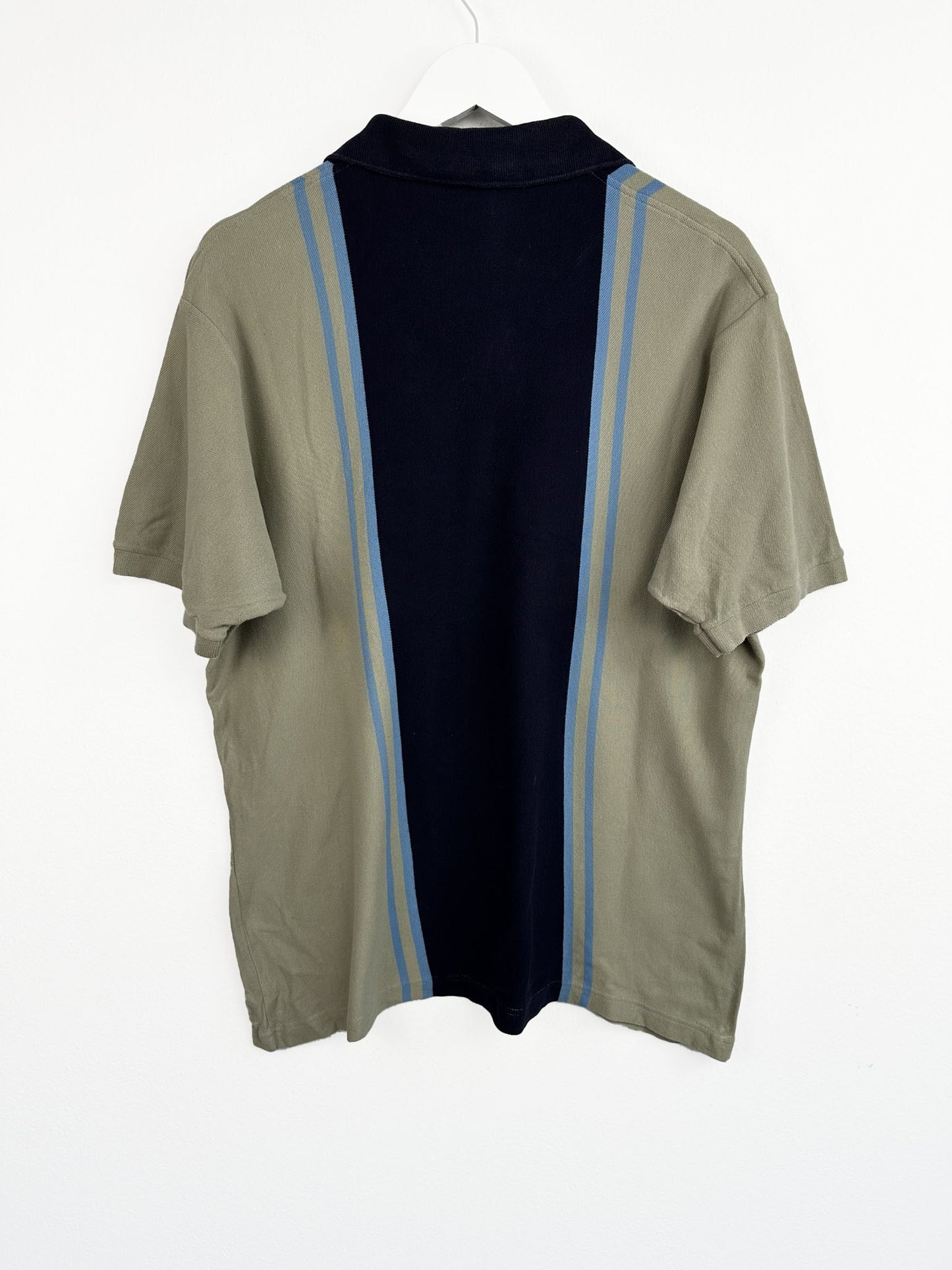 Polo Lacoste beige blu (25p92) - XXL