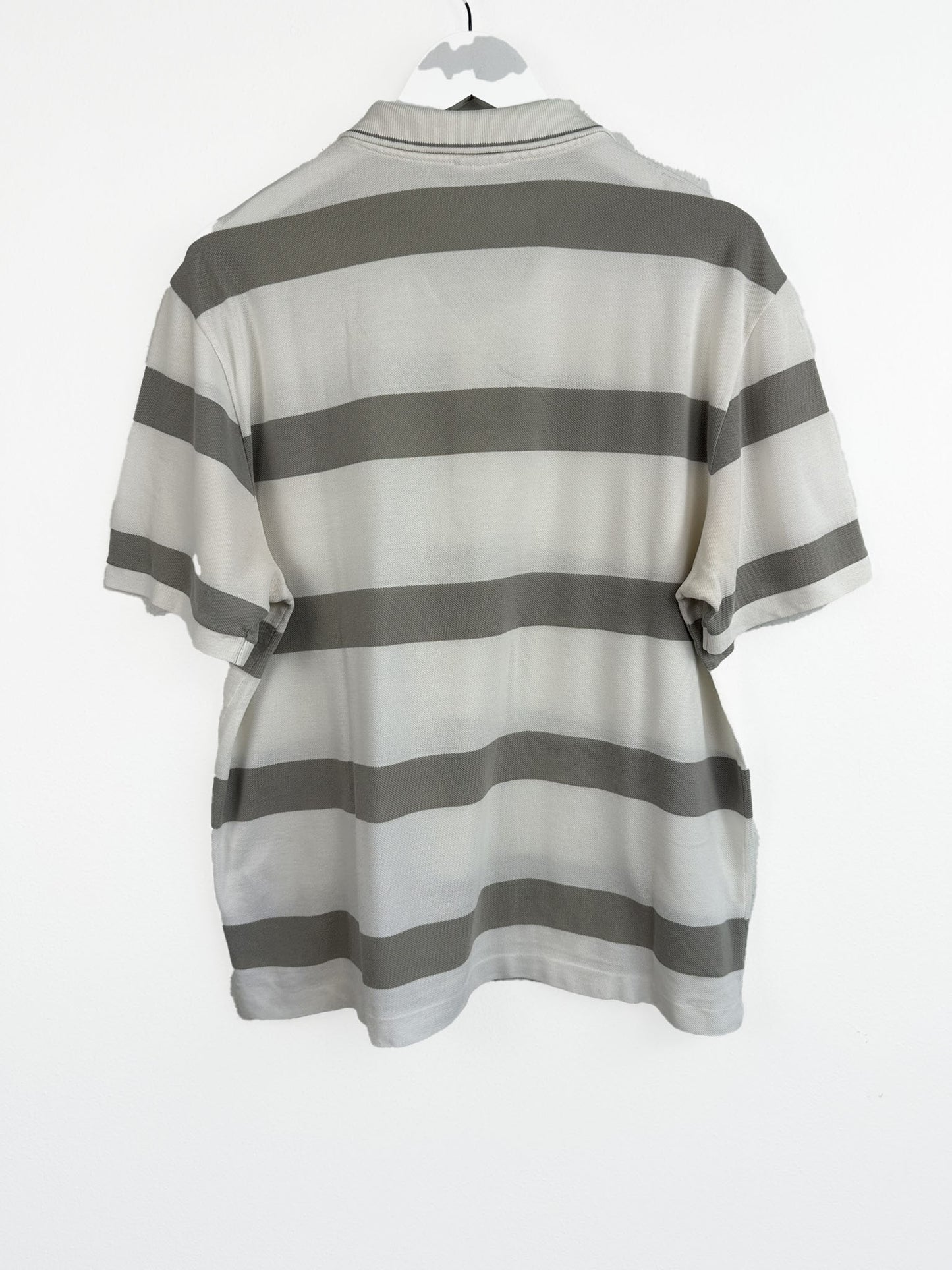 Polo Lacoste bianca grigia (25p97) - L