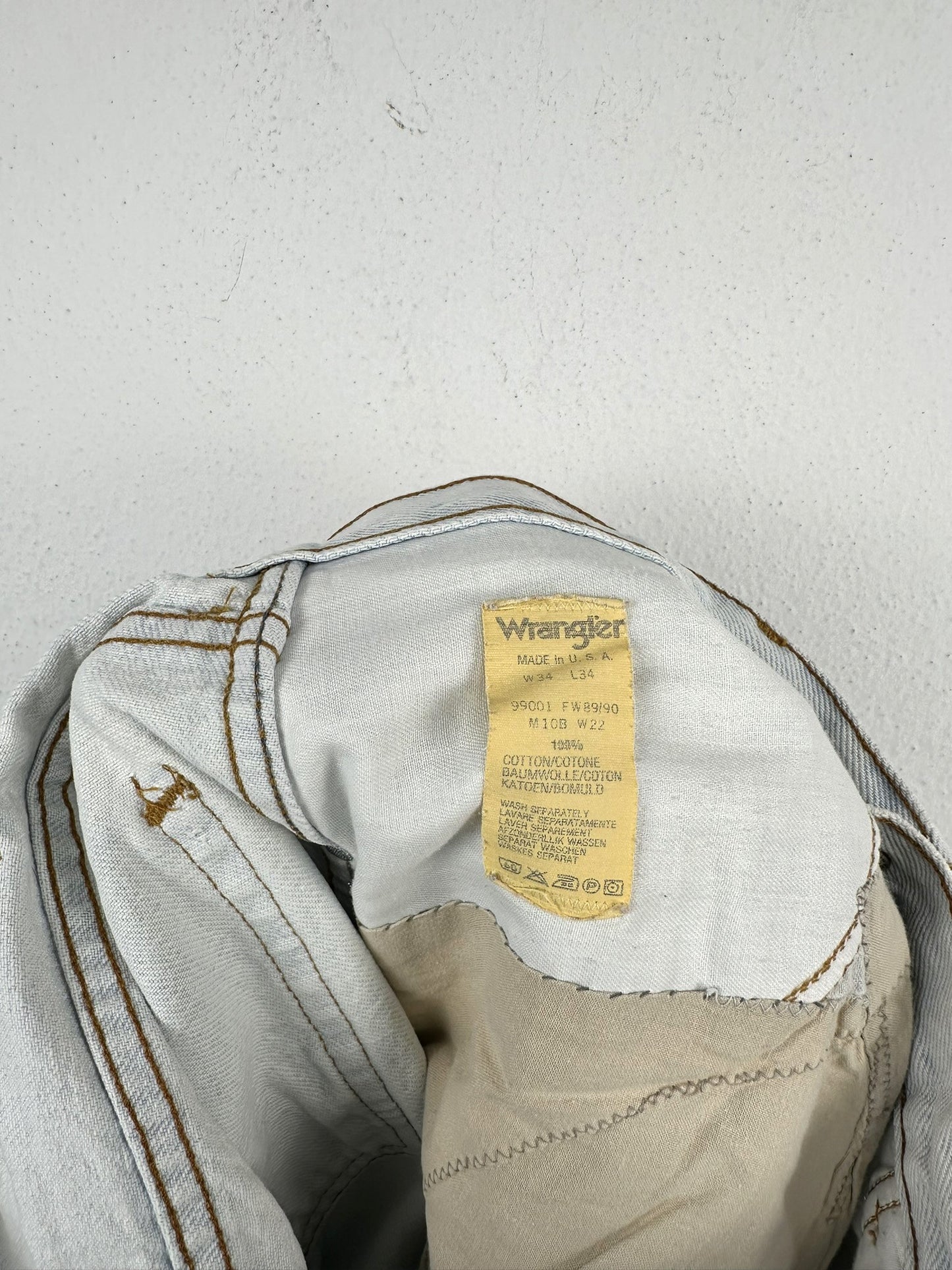 Jeans Wrangler Made In USA 80s (25pa16) - W34 L34
