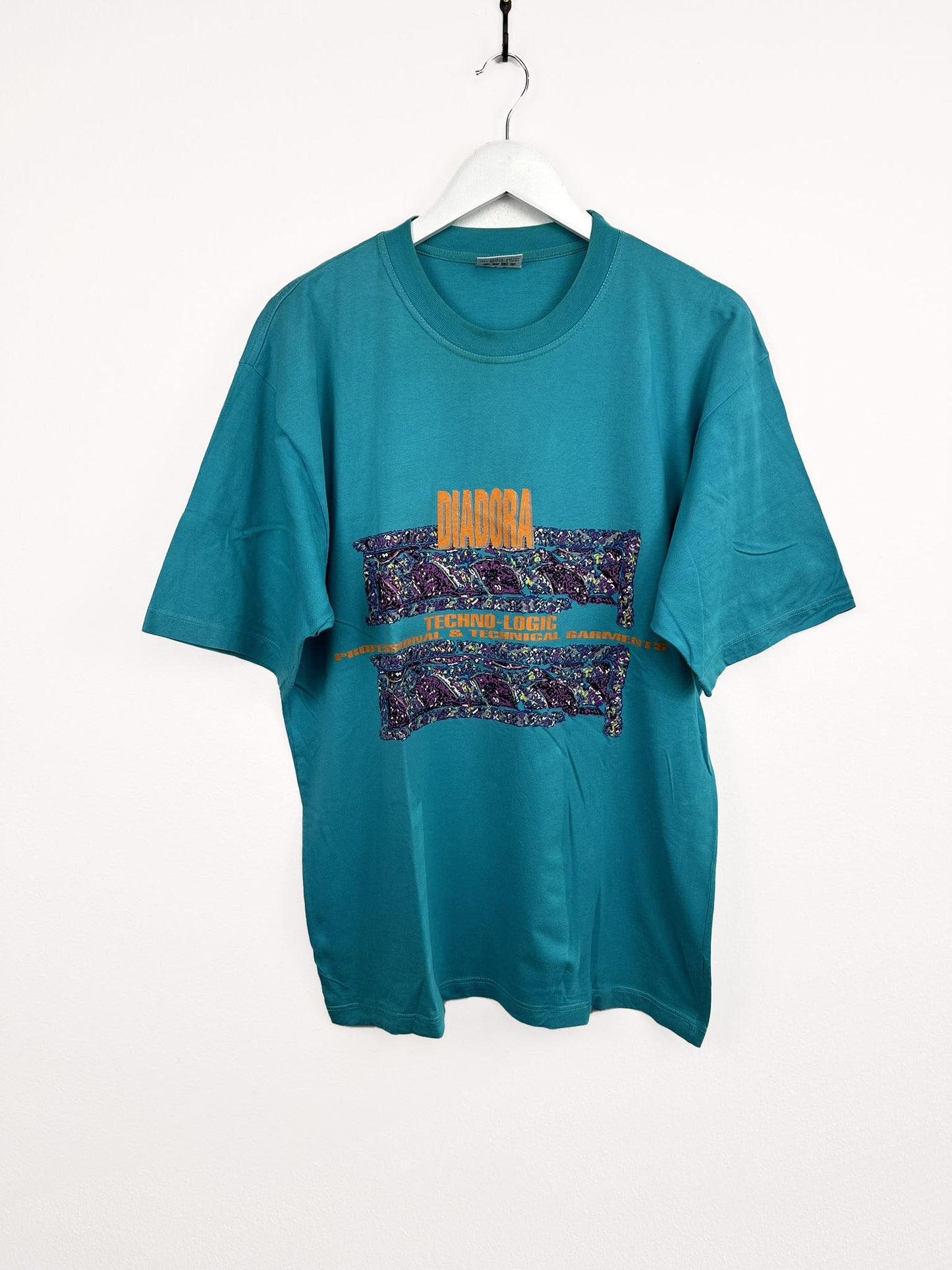 T-shirt Diadora azzurra 90s (25t03) - XL