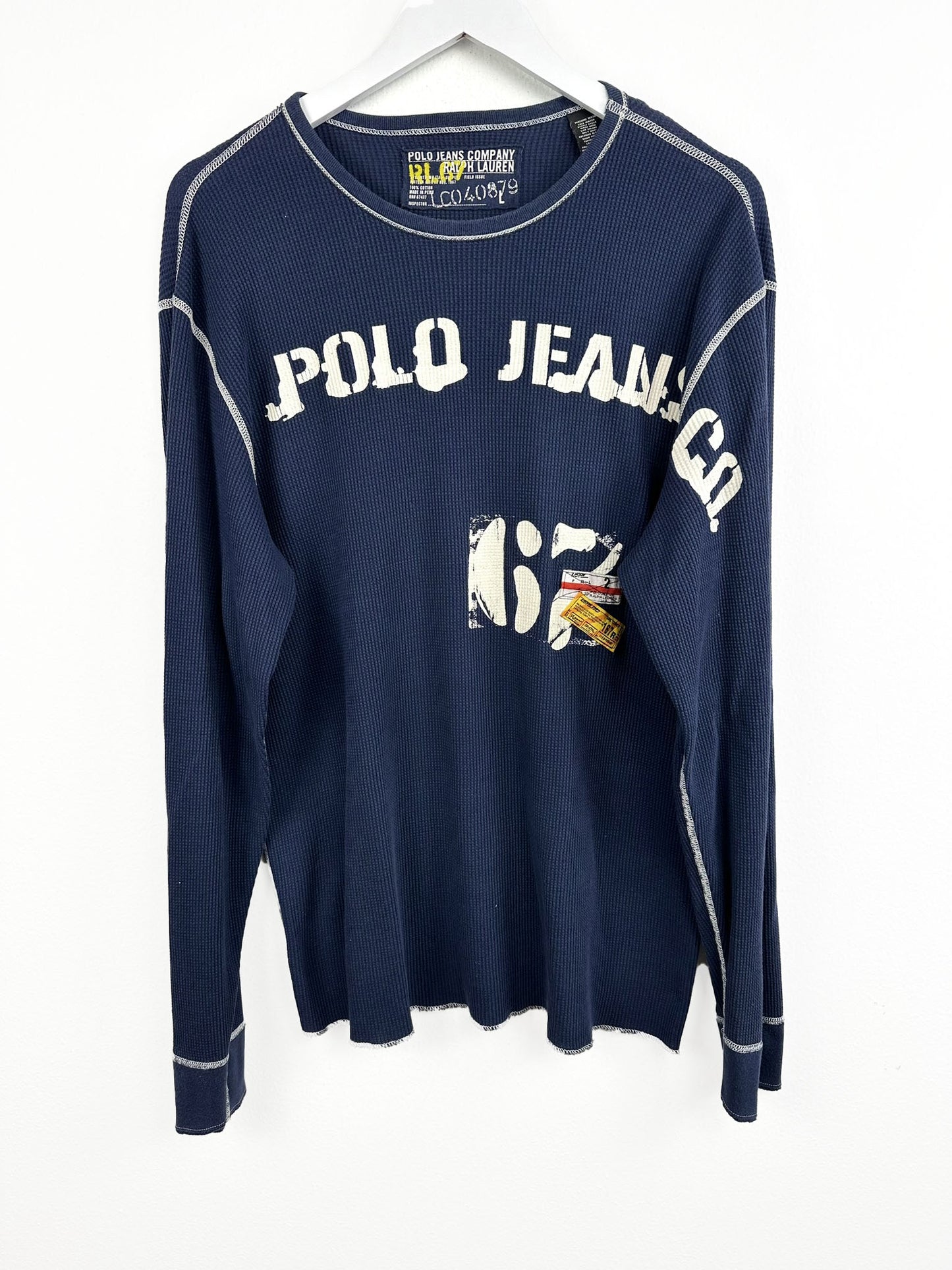 Maglia Ralph Lauren blu 00s - L