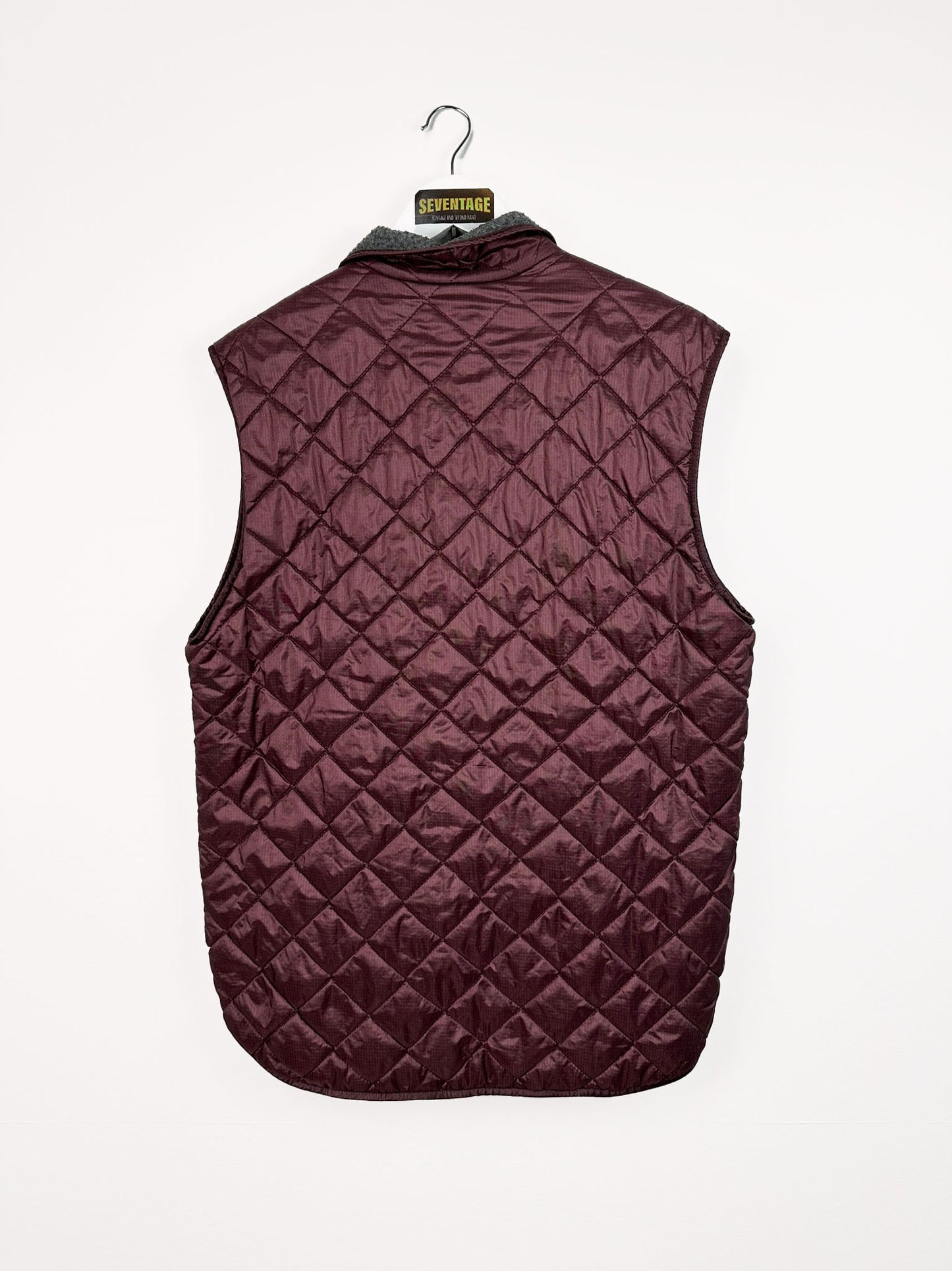 Gilet rosso trapuntato - L