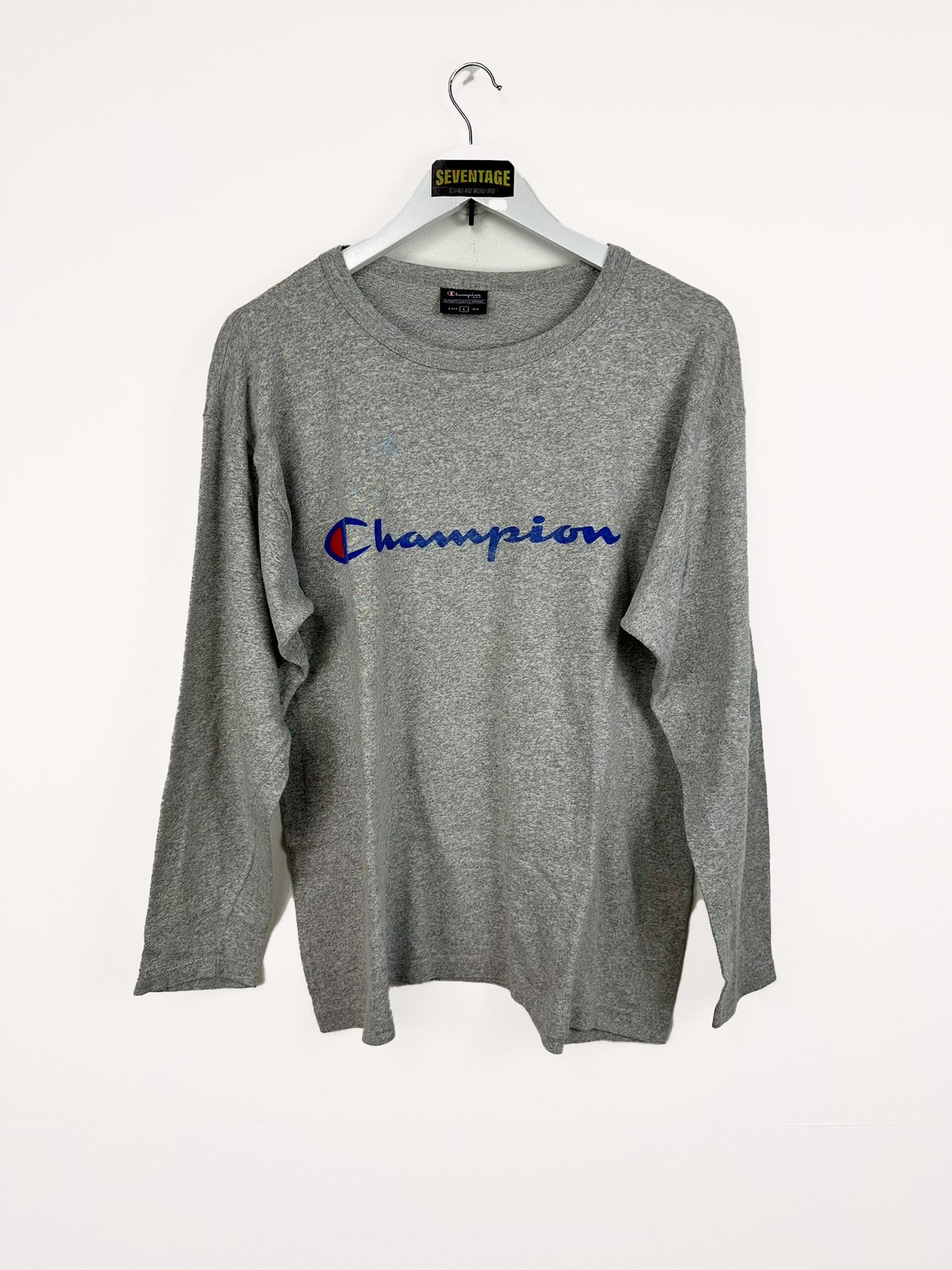 T-shirt Champion grigia vintage - L