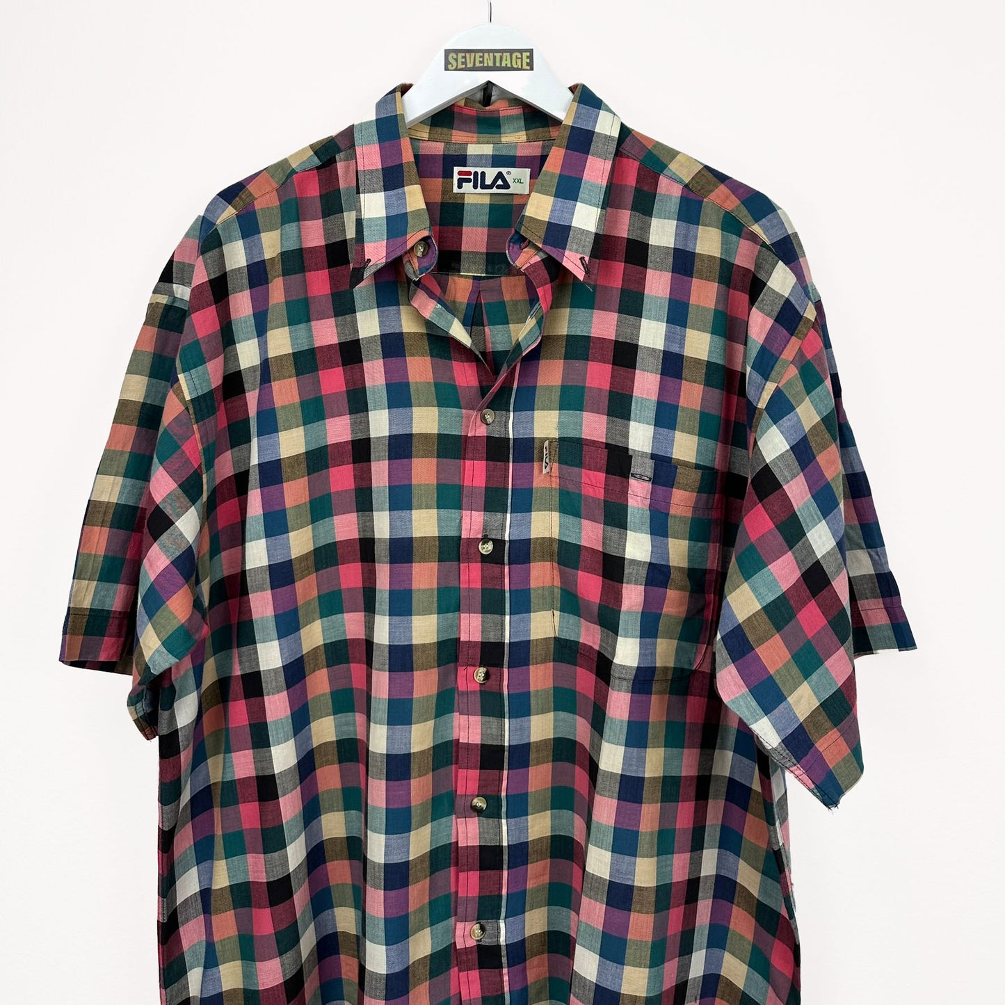 Camicia Fila rossa a quadretti - XXL