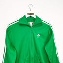 Felpa Adidas verde Vintage anni'70 - S