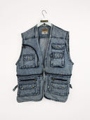 Gilet in denim jeans vintage - XL
