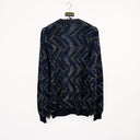 Maglione cardigan Missoni blu vintage - L