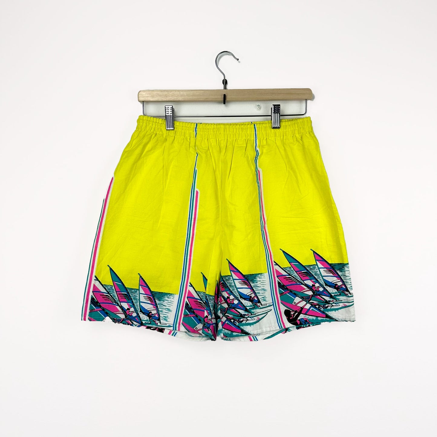 Shorts gialli vintage barca - XL