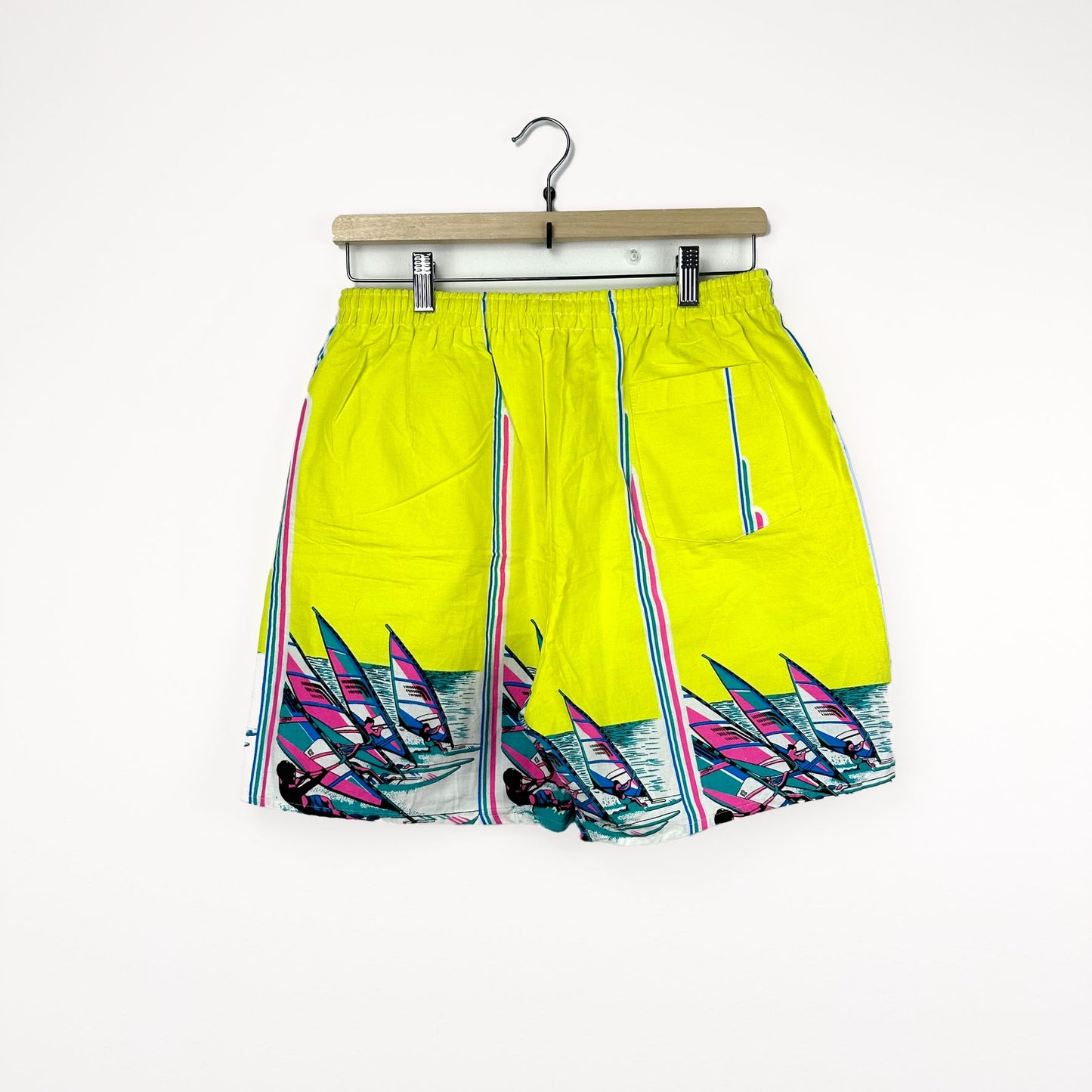 Shorts gialli vintage barca - XL
