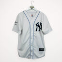 T-shirt jersey Majestic bianca MLB NY - L