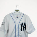 T-shirt jersey Majestic bianca MLB NY - L