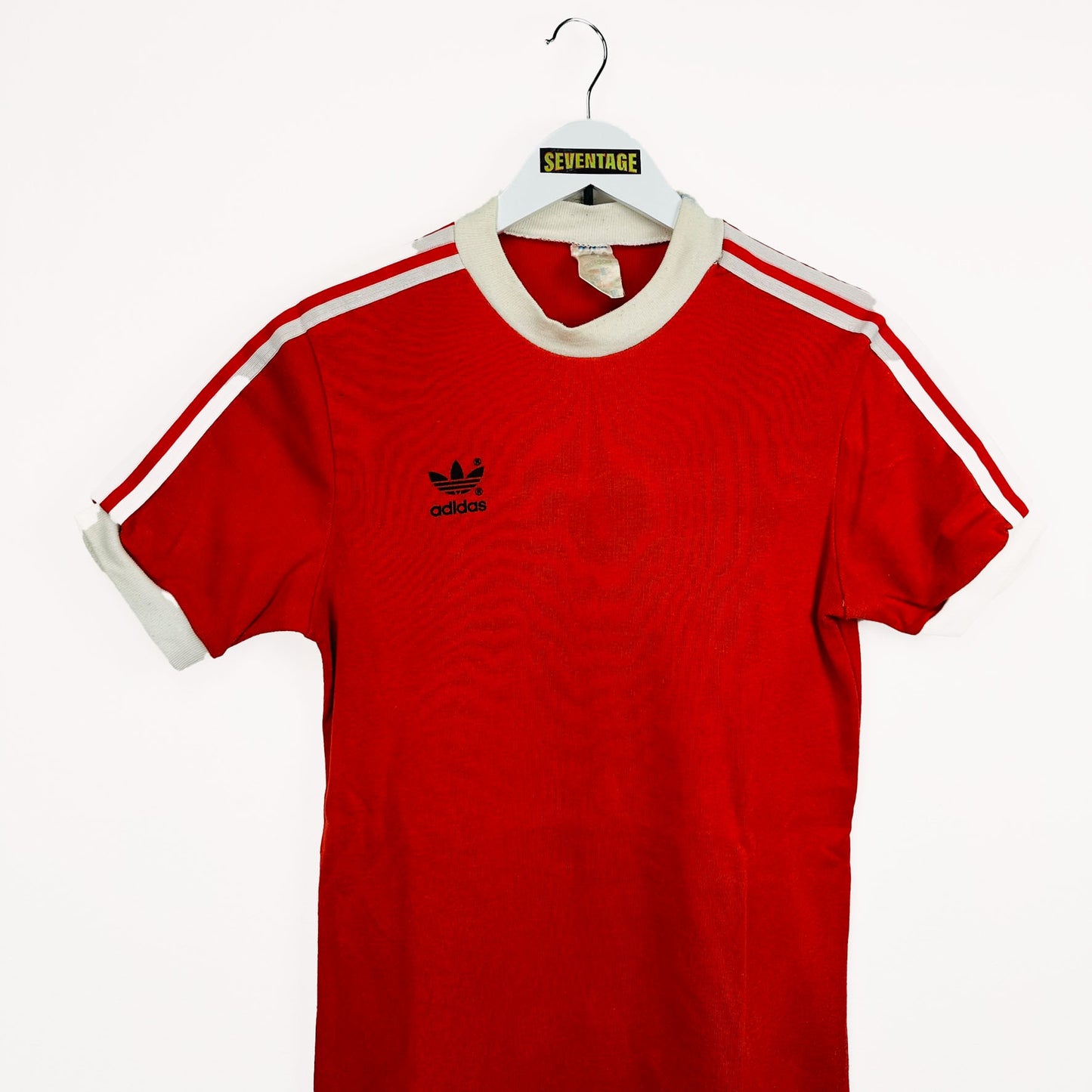 T-shirt Adidas rossa vintage 80s - M