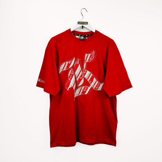 T-shirt rossa Karl Kani over - L