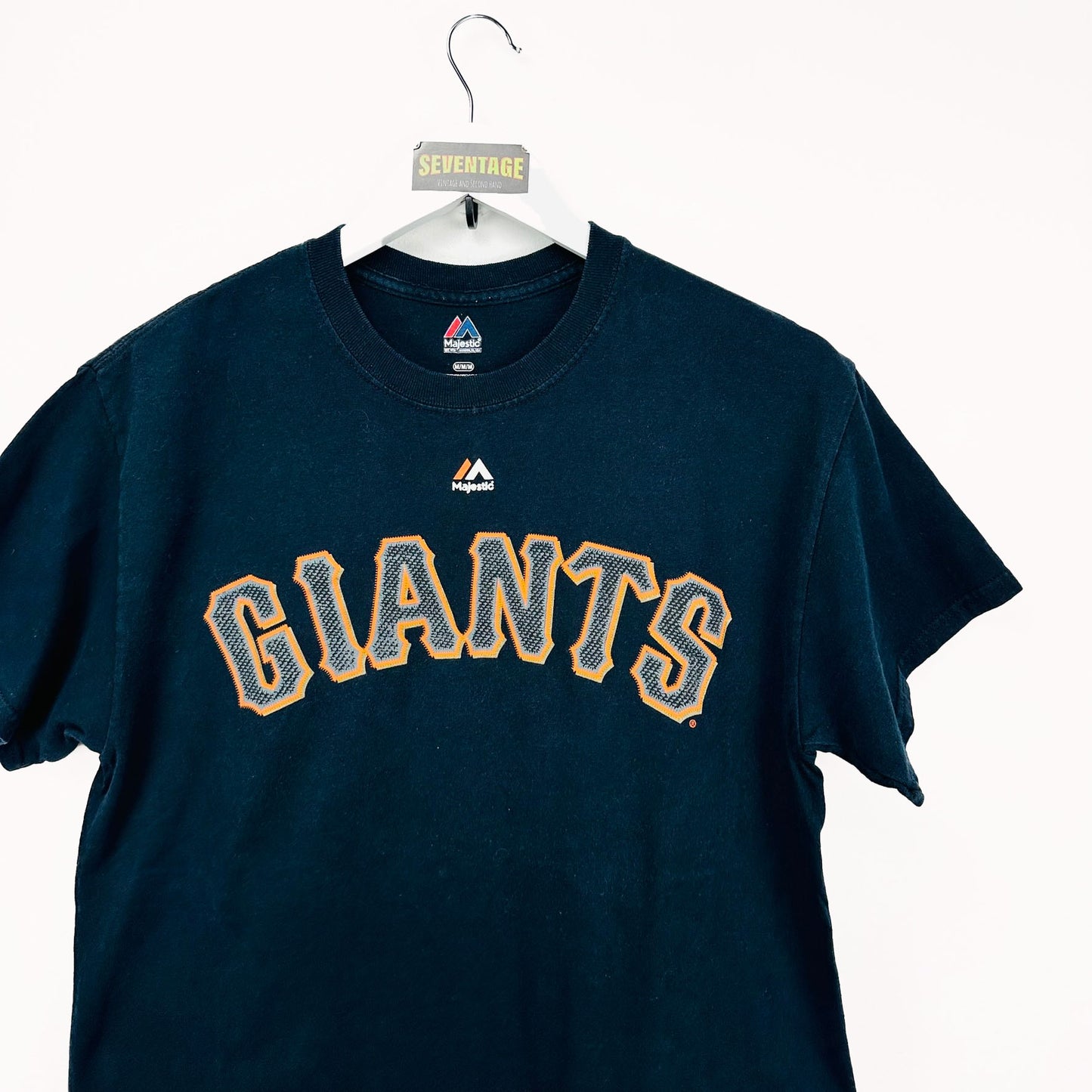 T-shirt Majestic Giants nera - M