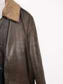 Cappotto lungo in pelle  - XL