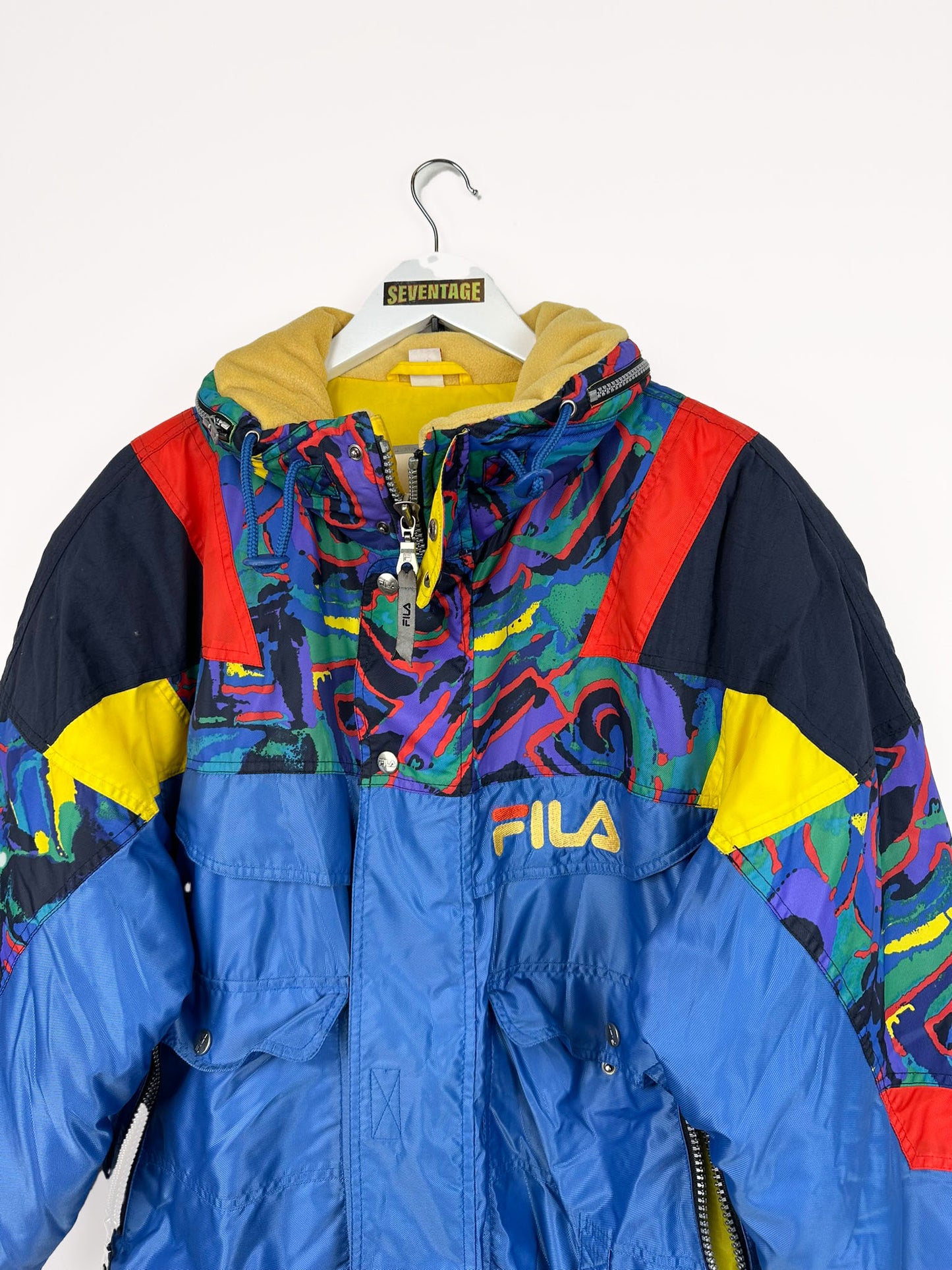 Giacca Fila  Italia blu da sci 90s - L