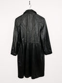 Trench in pelle nero donna (13) - M