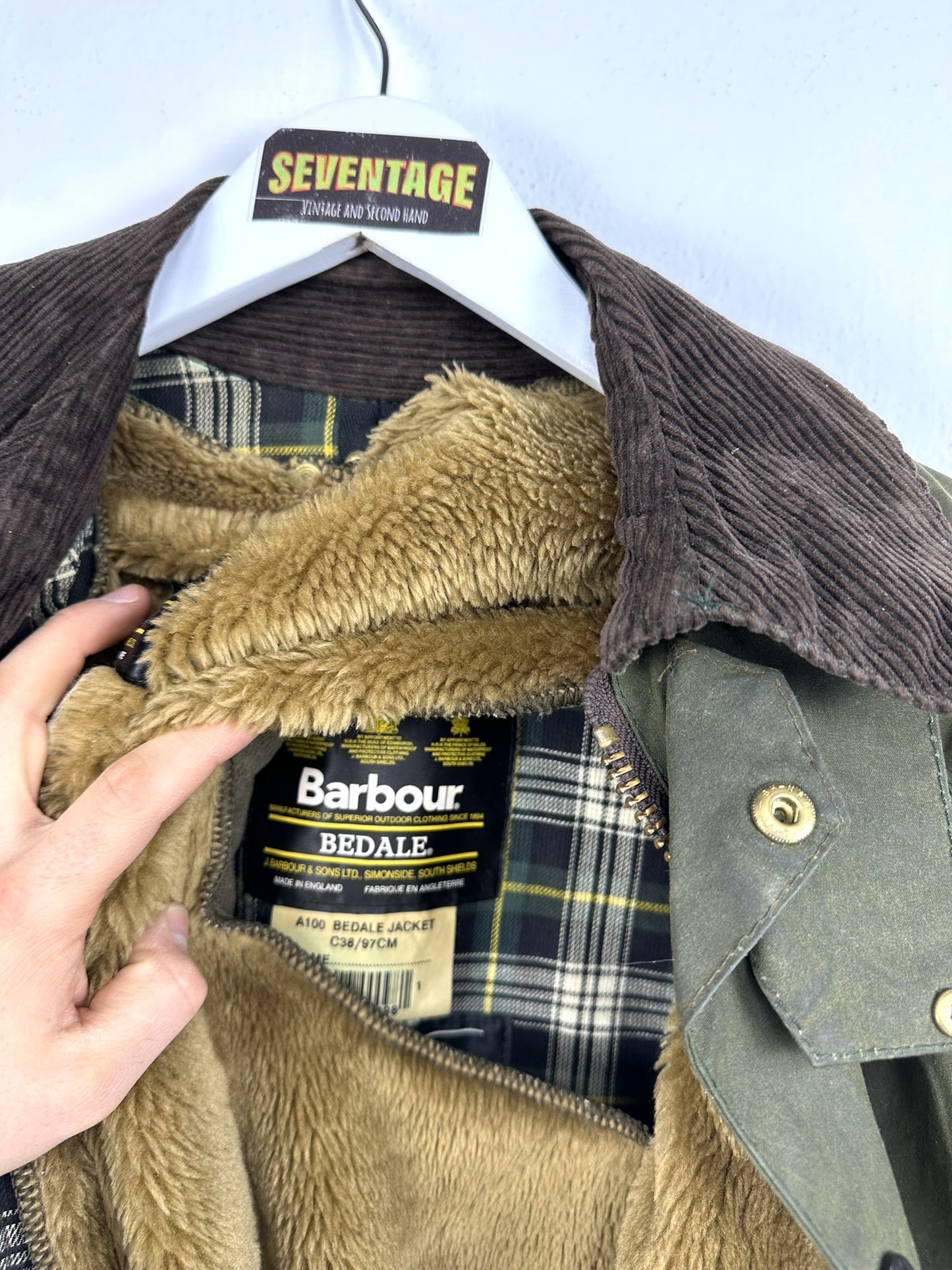 Barbour Bedale wax  C38 imbottito donna (01)- S